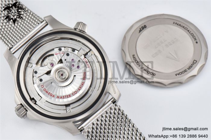 Seamaster 300 "No Time to Die" Limited Edition ORF 1:1 Best Edition on SS Mesh Bracelet A8806 - Image 11