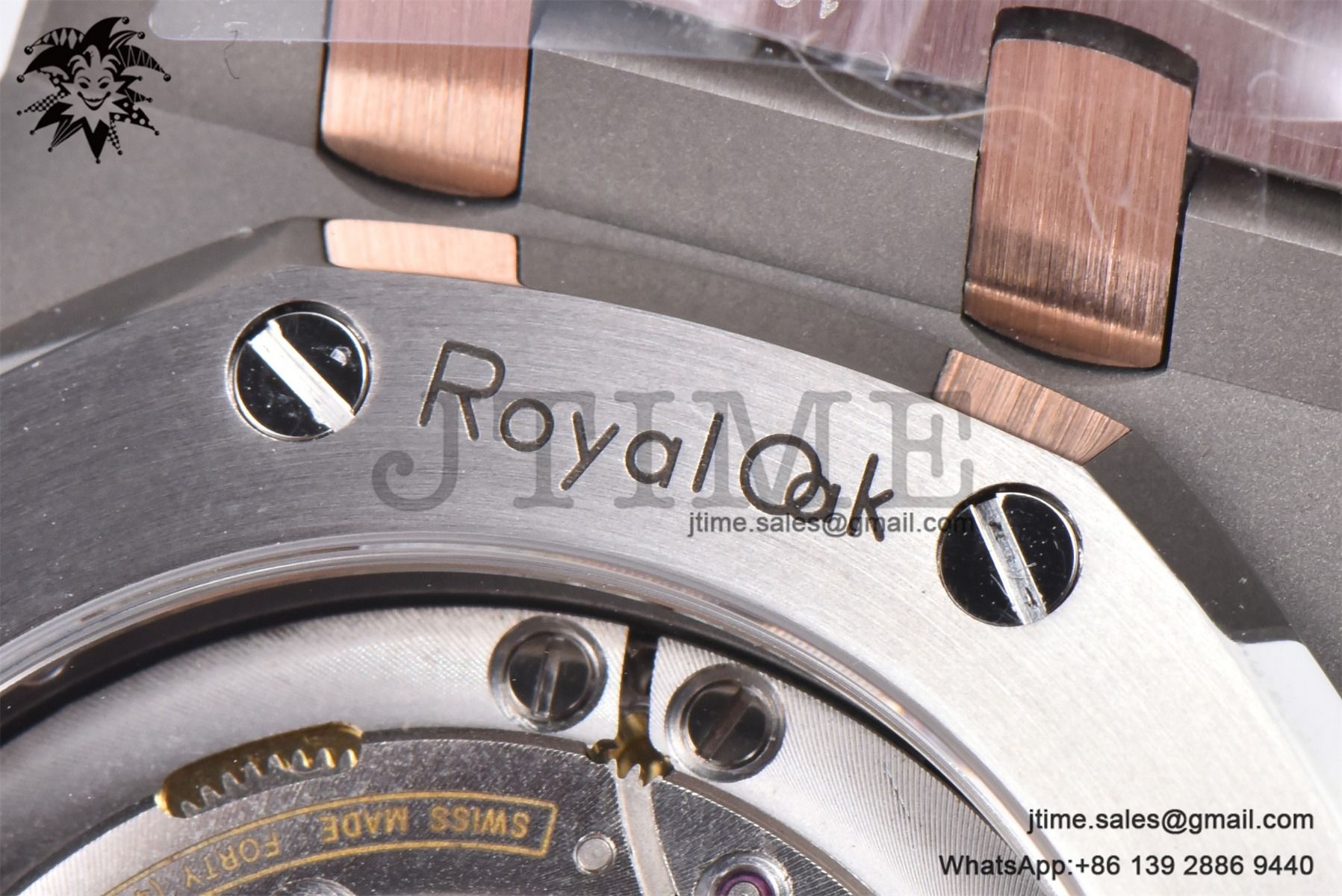 Royal Oak 37mm 15450 SS/RG APSF 1:1 Best Edition White Textured Dial on SS /RG Bracelet SA3120 Super Clone - Image 20