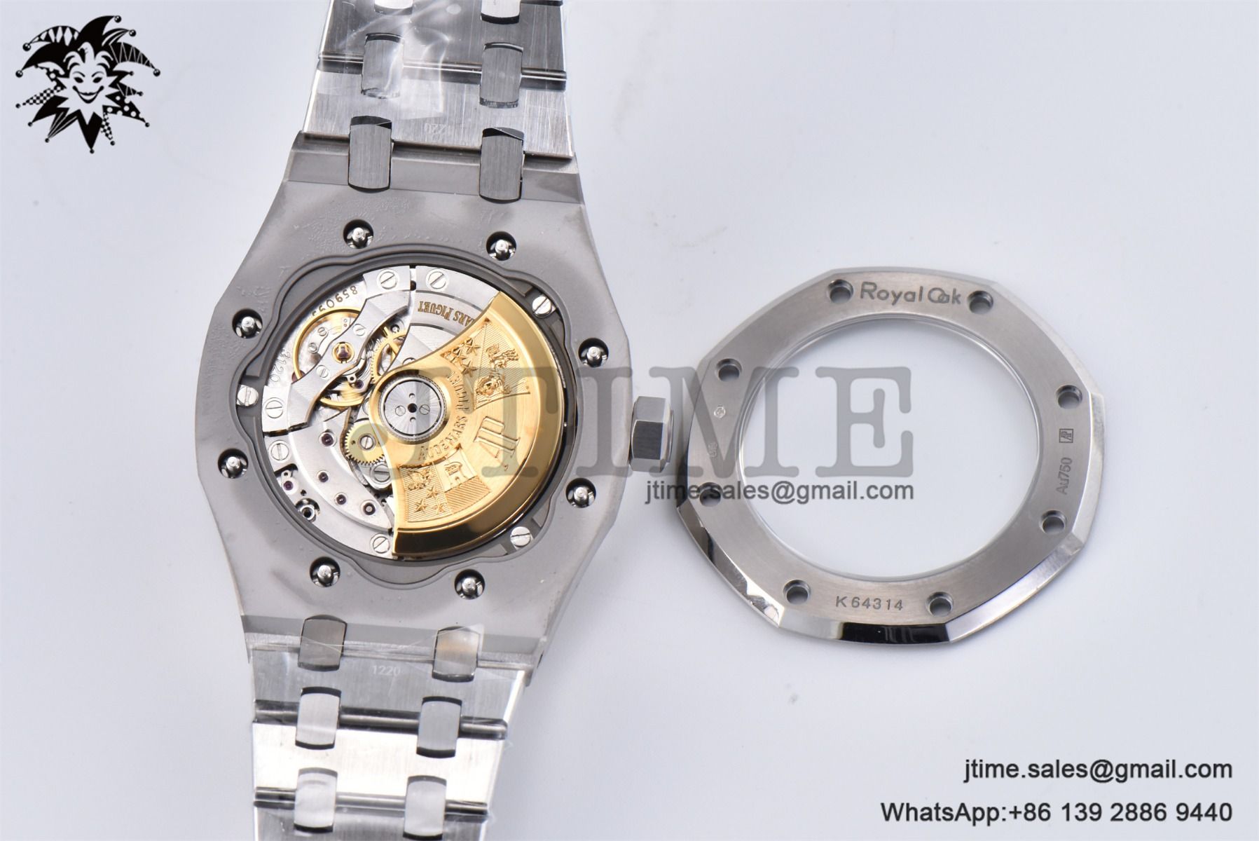 Royal Oak 37mm 15454 Frosted SS APSF 1:1 Best Edition Gray Textured Dial on Frosted SS Bracelet SA3120 Super Clone - Image 28