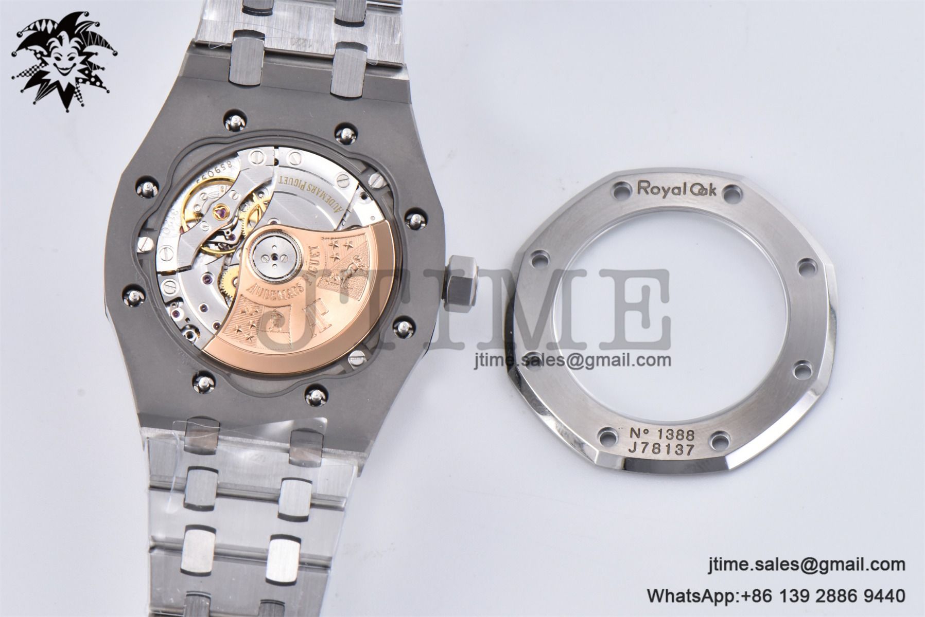 Royal Oak 37mm 15451 SS APSF 1:1 Best Edition Black Textured Dial on SS Bracelet SA3120 Super Clone - Image 25