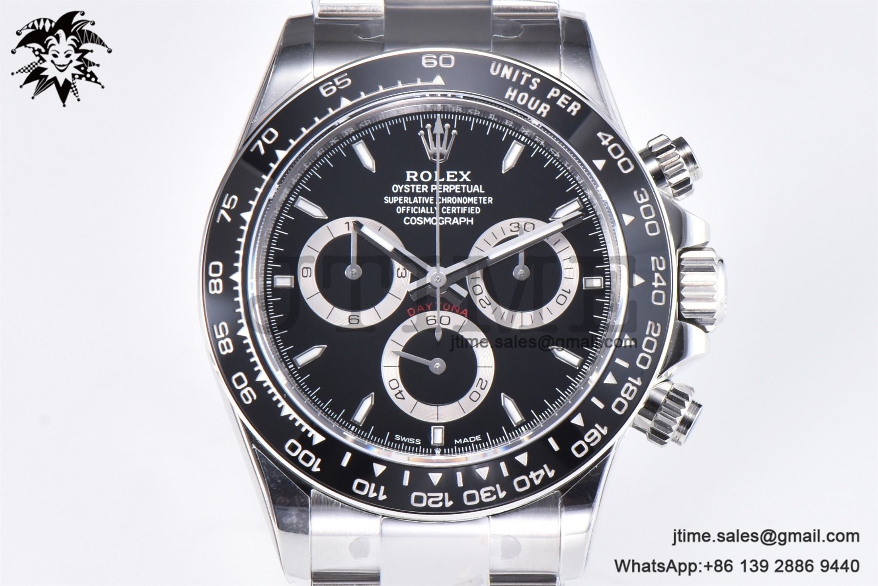 2023 Daytona 126500 ZF 1:1 Best Edition 904L SS Case and Bracelet Black Dial SH4130 - Image 3