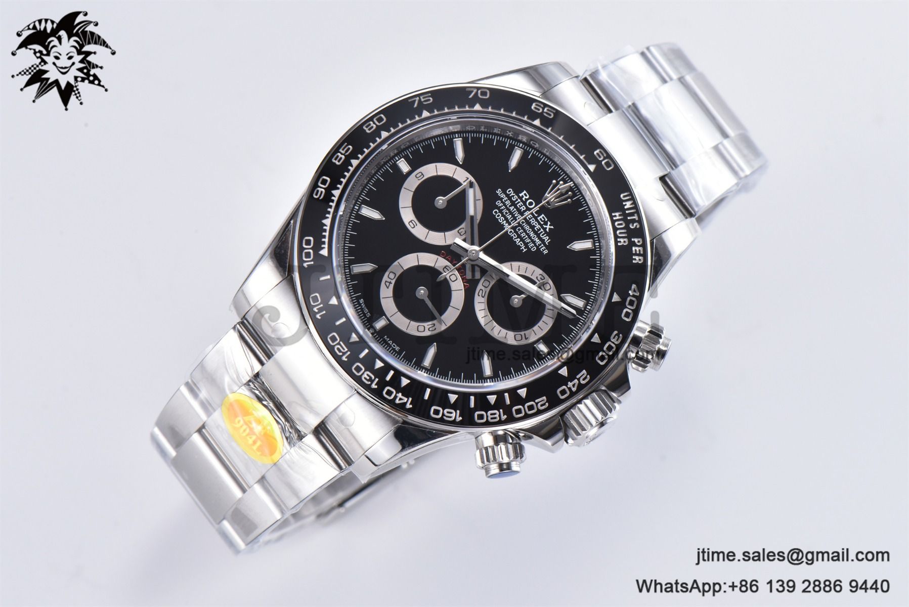 2023 Daytona 126500 ZF 1:1 Best Edition 904L SS Case and Bracelet Black Dial SH4130 - Image 4