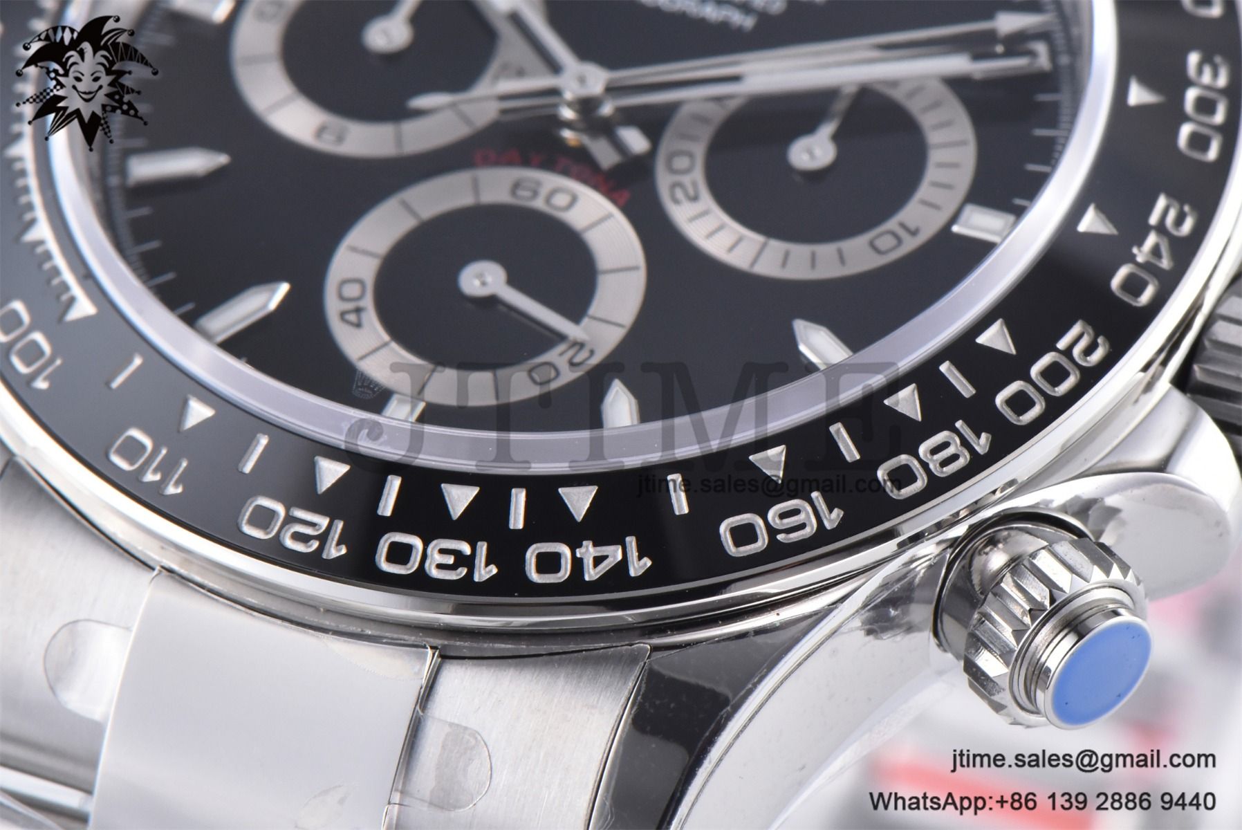 2023 Daytona 126500 ZF 1:1 Best Edition 904L SS Case and Bracelet Black Dial SH4130 - Image 8