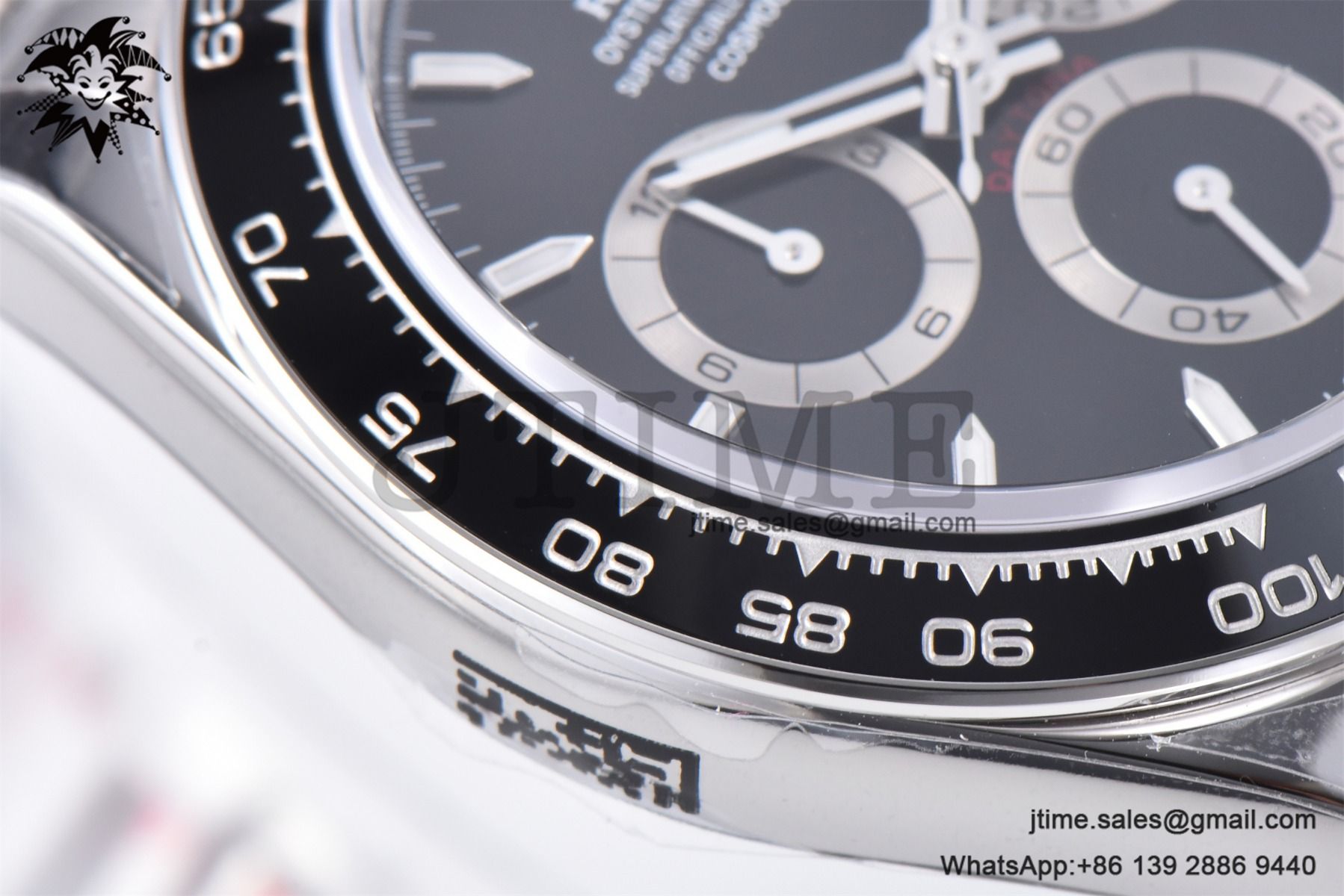 2023 Daytona 126500 ZF 1:1 Best Edition 904L SS Case and Bracelet Black Dial SH4130 - Image 9