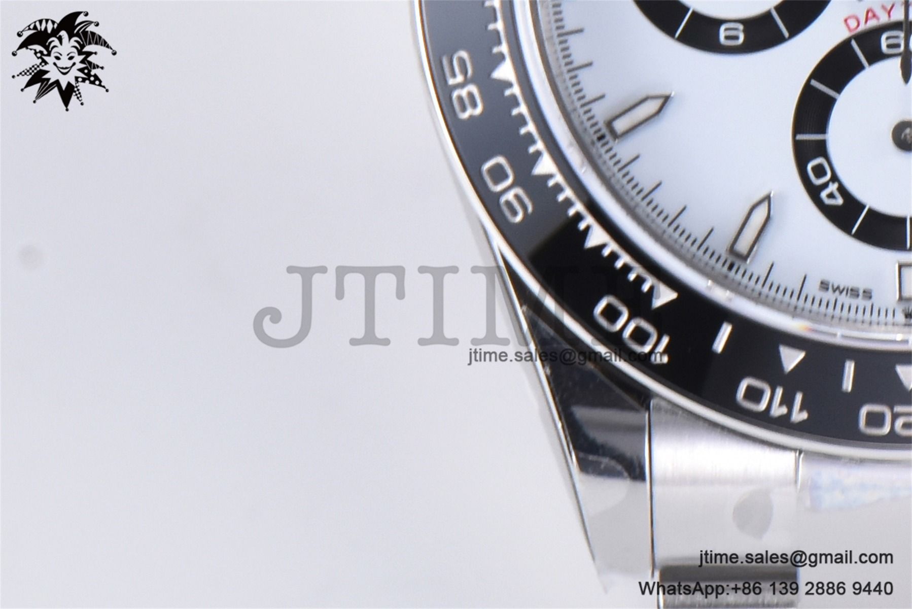 2023 Daytona 126500 ZF 1:1 Best Edition 904L SS Case and Bracelet White Dial SH4130 - Image 9