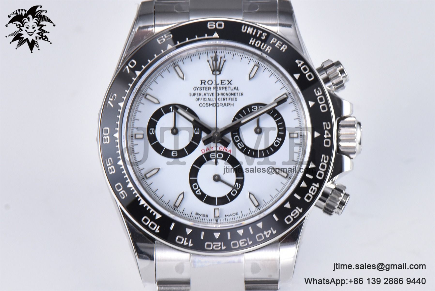 2023 Daytona 126500 ZF 1:1 Best Edition 904L SS Case and Bracelet White Dial SH4130 - Image 2