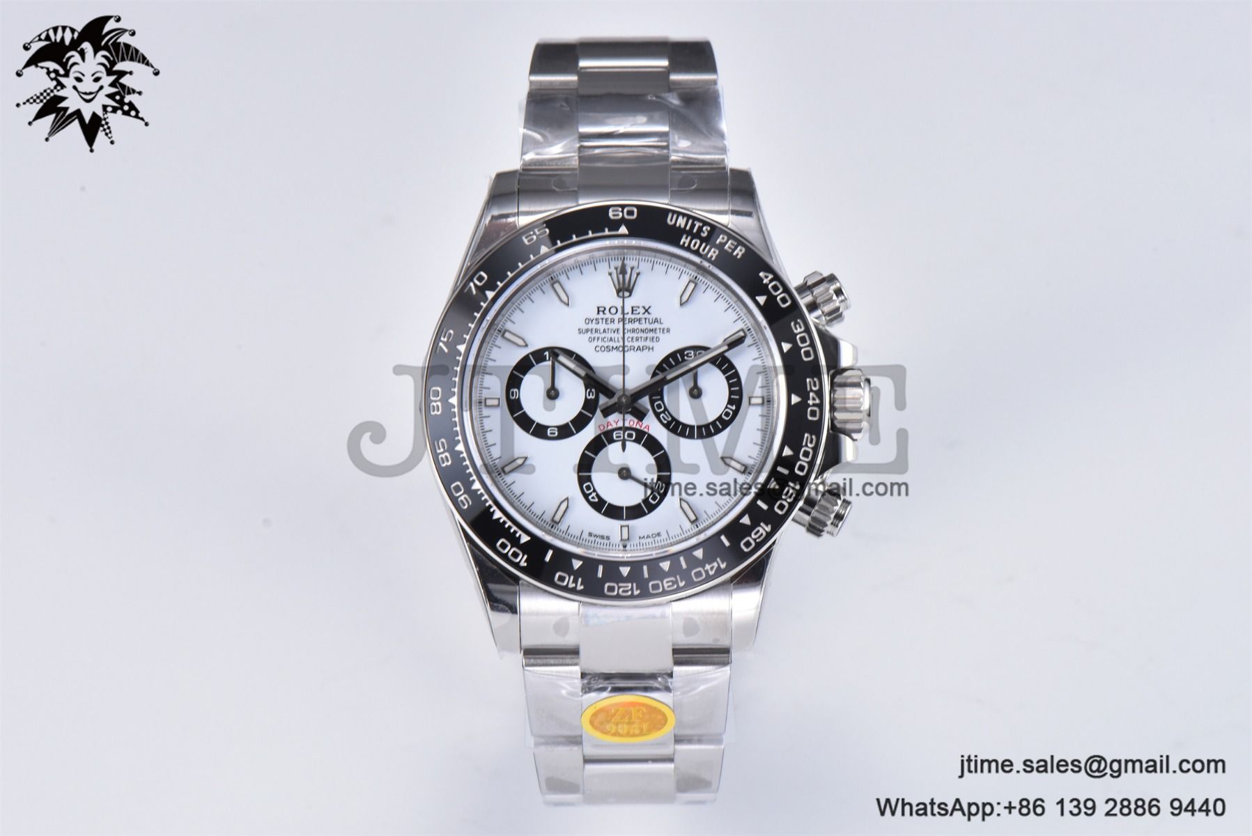 2023 Daytona 126500 ZF 1:1 Best Edition 904L SS Case and Bracelet White Dial SH4130 - Image 3