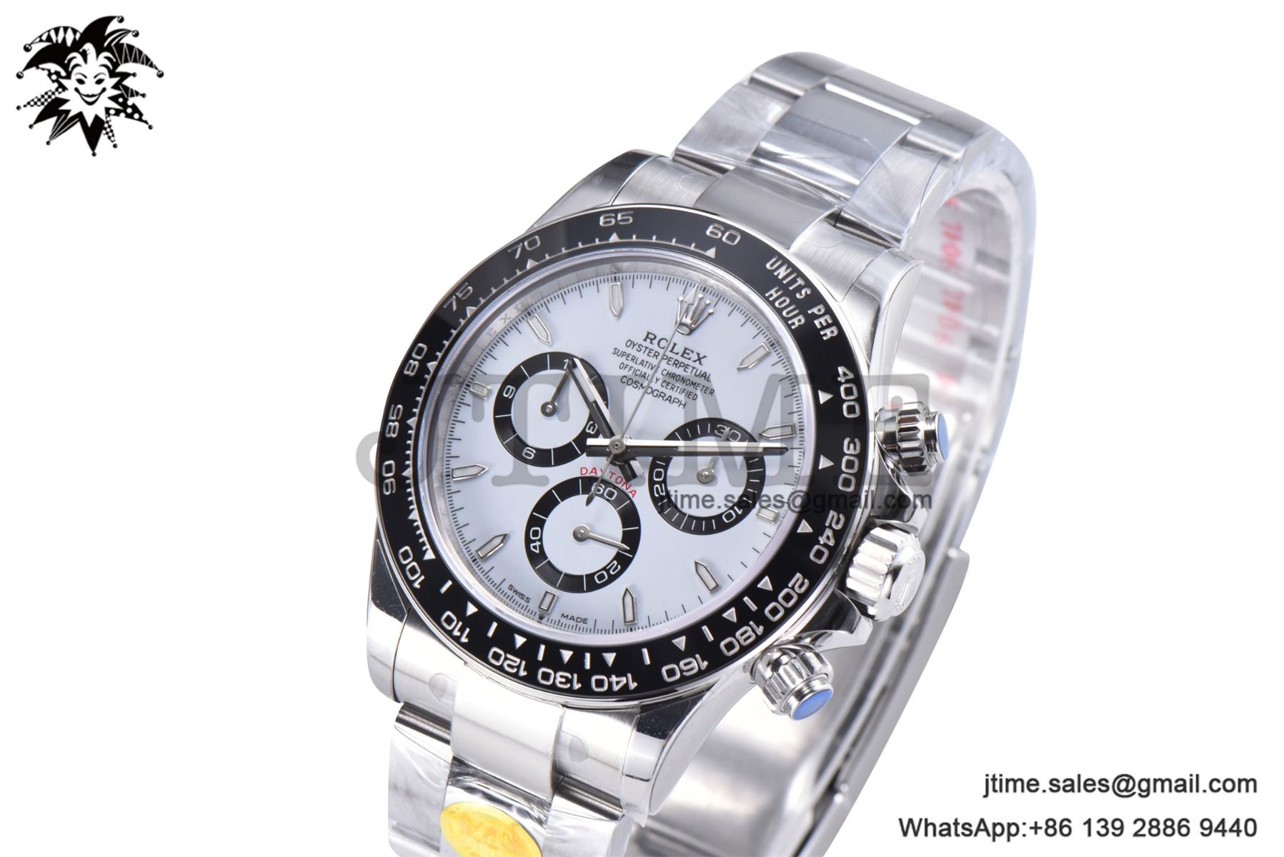 2023 Daytona 126500 ZF 1:1 Best Edition 904L SS Case and Bracelet White Dial SH4130