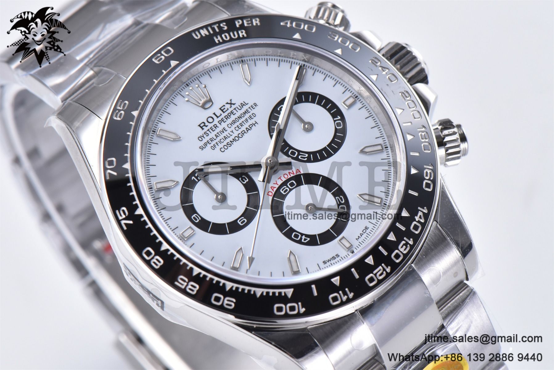 2023 Daytona 126500 ZF 1:1 Best Edition 904L SS Case and Bracelet White Dial SH4130 - Image 5