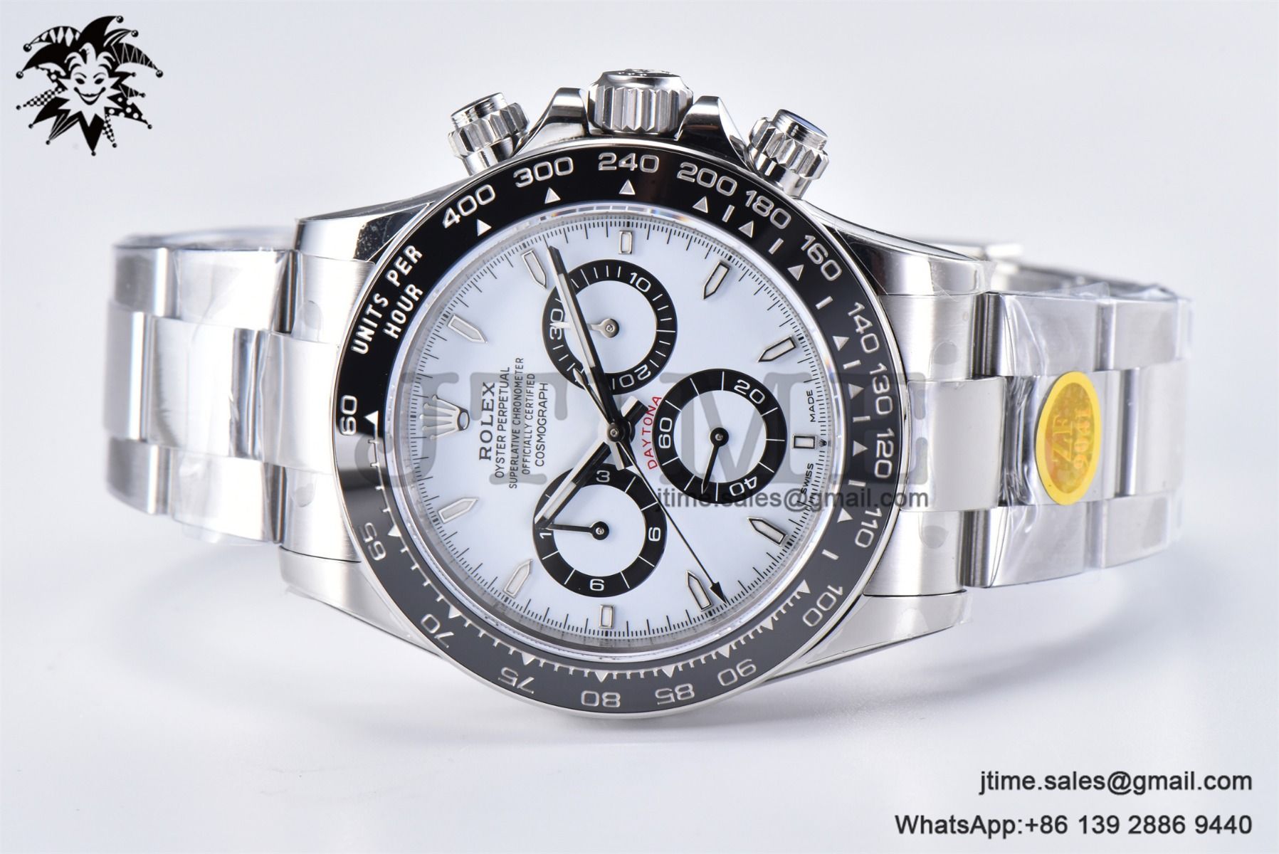 2023 Daytona 126500 ZF 1:1 Best Edition 904L SS Case and Bracelet White Dial SH4130 - Image 6