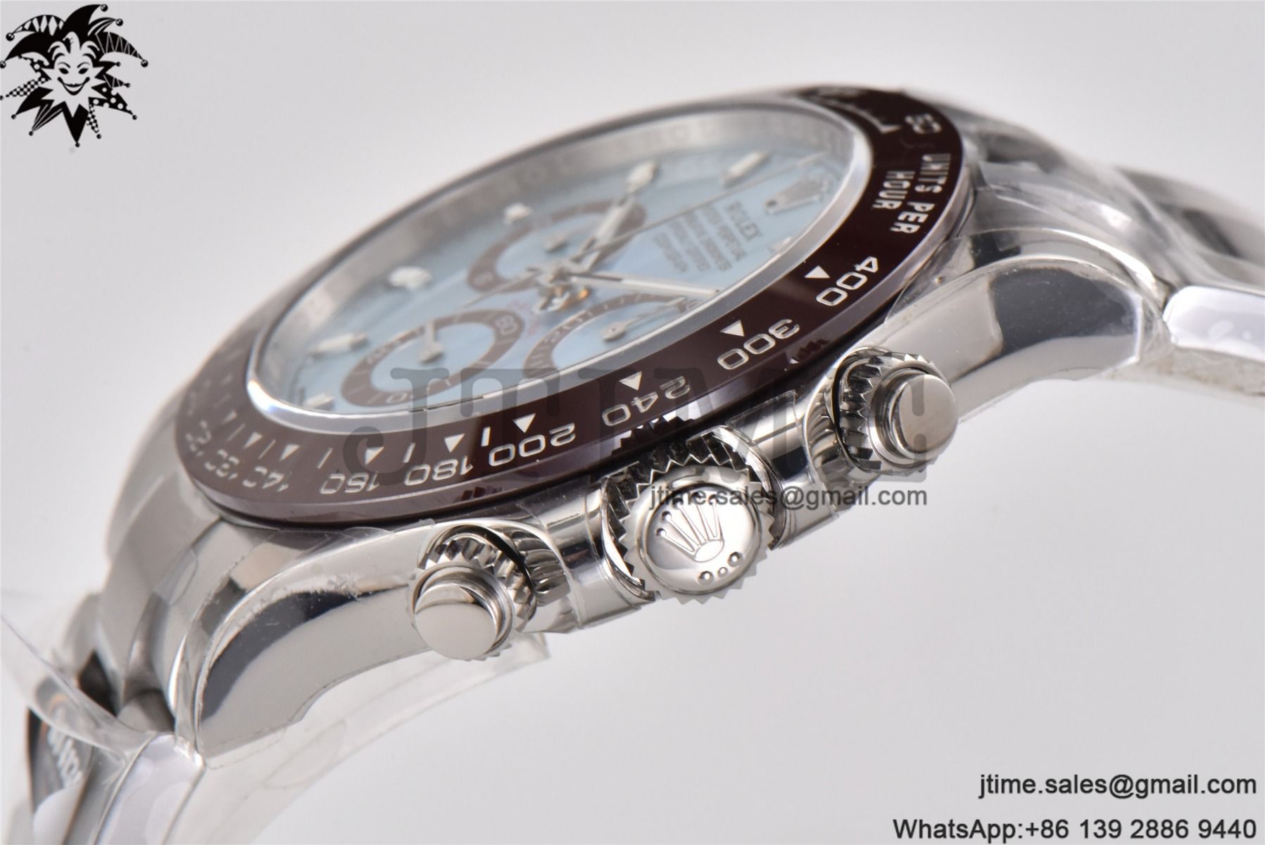 Daytona 116506 Brown Ceramic BTF 1:1 Best Edition Ice Blue Dial on SS Bracelet SA4130 V2 - Image 11