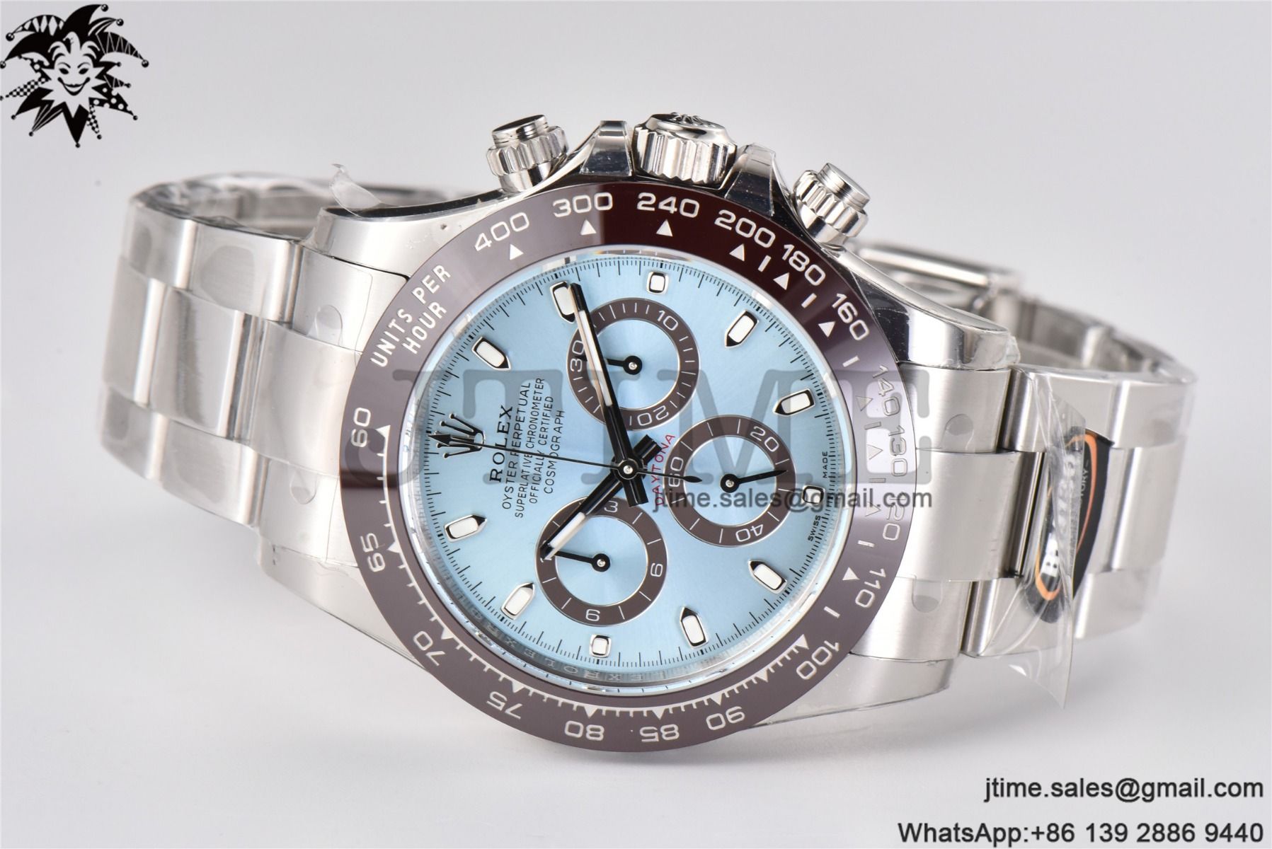 Daytona 116506 Brown Ceramic BTF 1:1 Best Edition Ice Blue Dial on SS Bracelet SA4130 V2 - Image 4