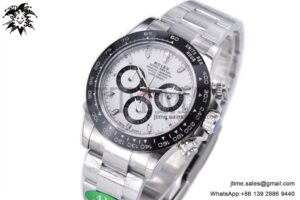 Daytona Panda 126500 APSF 1:1 Best Edition 904L SS Case and Bracelet White Dial SH4130