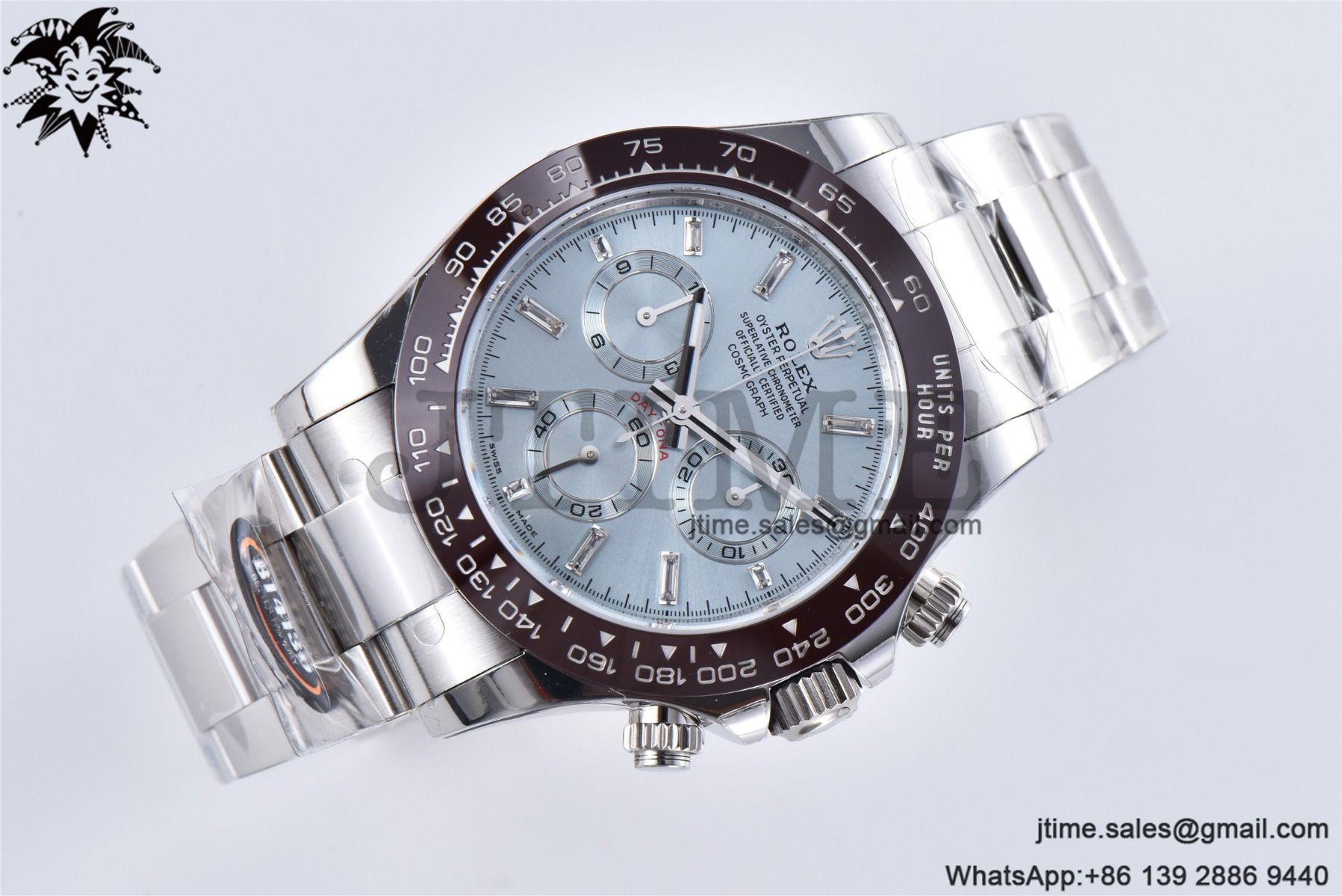 Daytona 116506 SS BTF 1:1 Best Edition 904L Brown Ceramic Bezel I-Blue Dial on SS Bracelet A4130 - Image 7