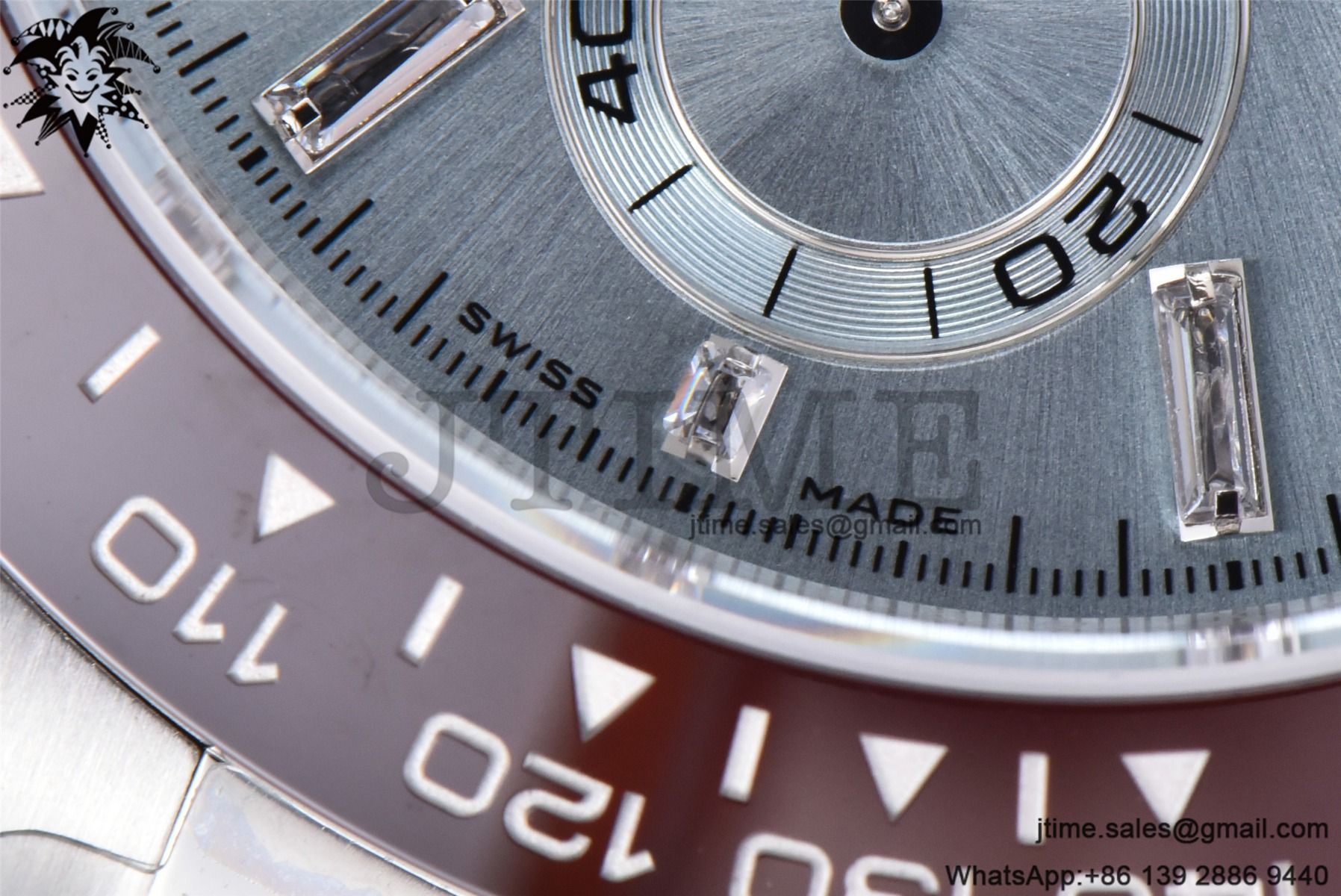 Daytona 116506 SS BTF 1:1 Best Edition 904L Brown Ceramic Bezel I-Blue Dial on SS Bracelet A4130 - Image 15