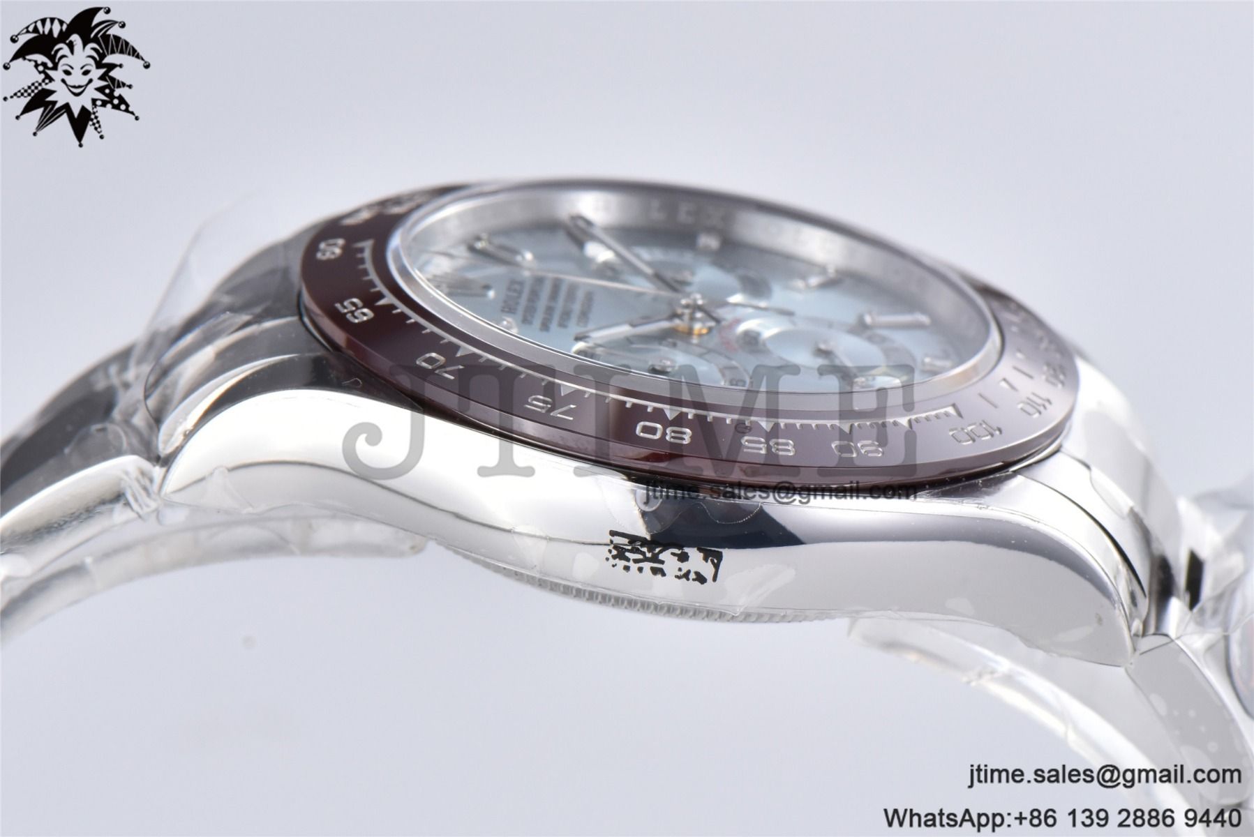 Daytona 116506 SS BTF 1:1 Best Edition 904L Brown Ceramic Bezel I-Blue Dial on SS Bracelet A4130 - Image 8