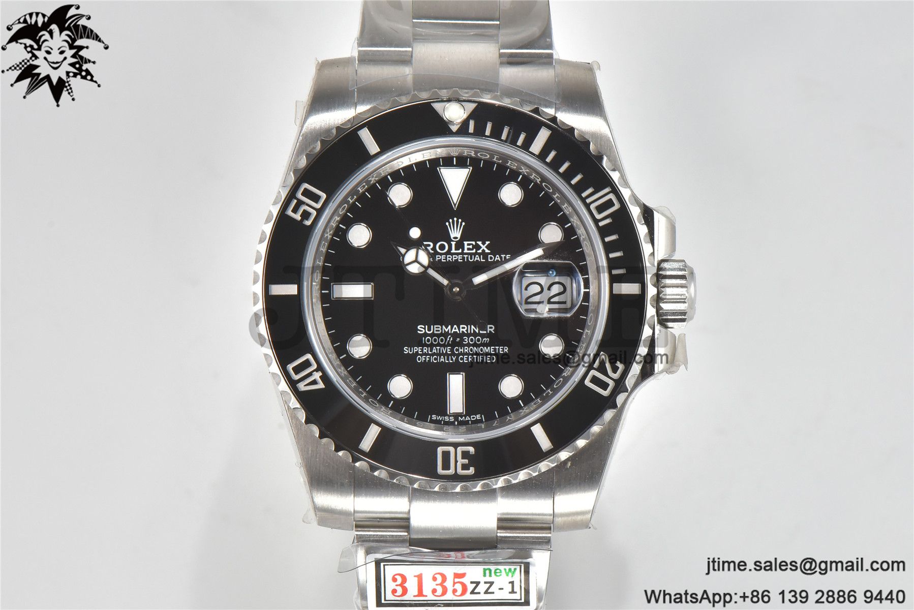 Special Discounted Submariner 116610 LN Black Ceramic ZZF Junior Edition 316L SS Case and Bracelet VR3135 - Image 2