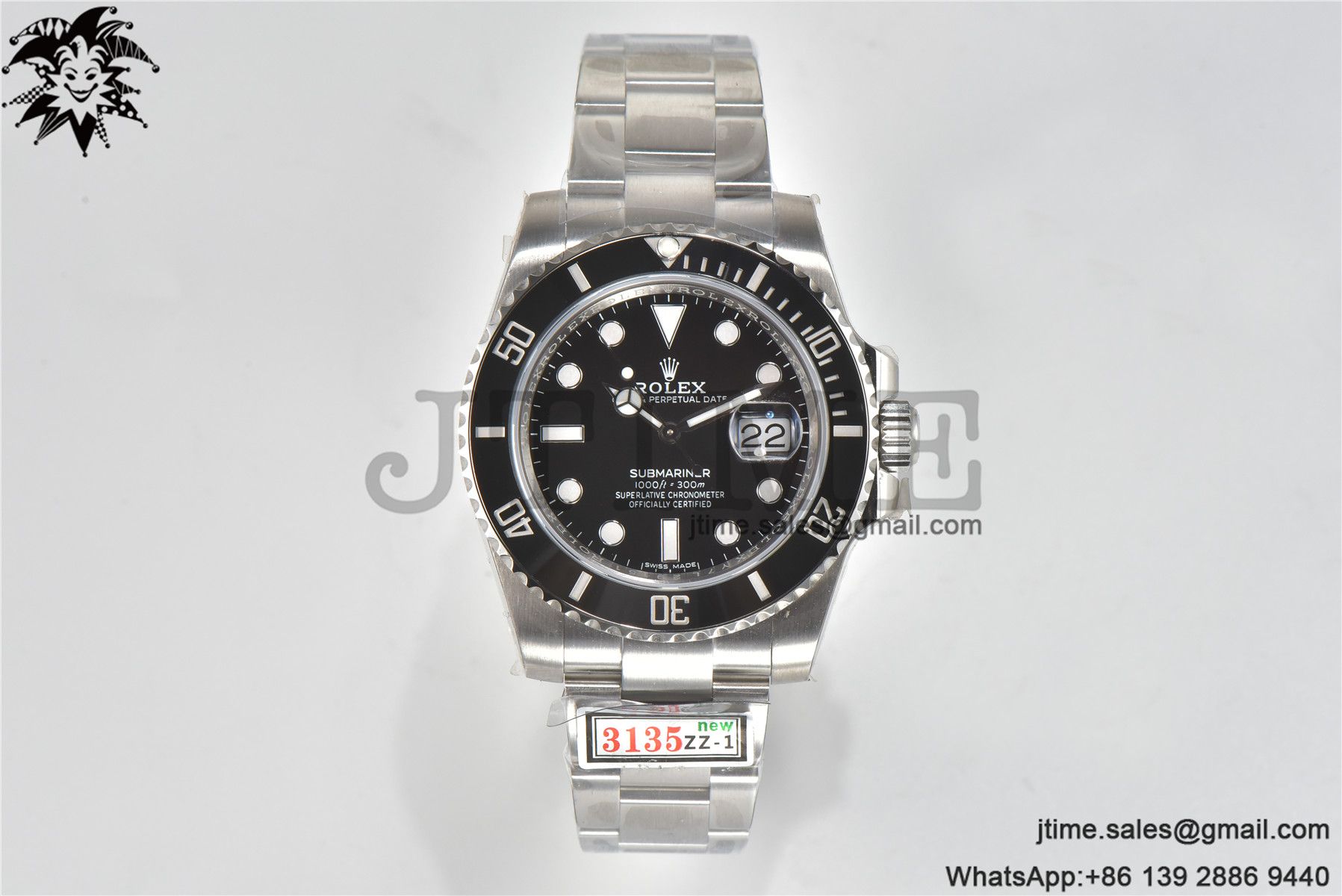 Special Discounted Submariner 116610 LN Black Ceramic ZZF Junior Edition 316L SS Case and Bracelet VR3135 - Image 3