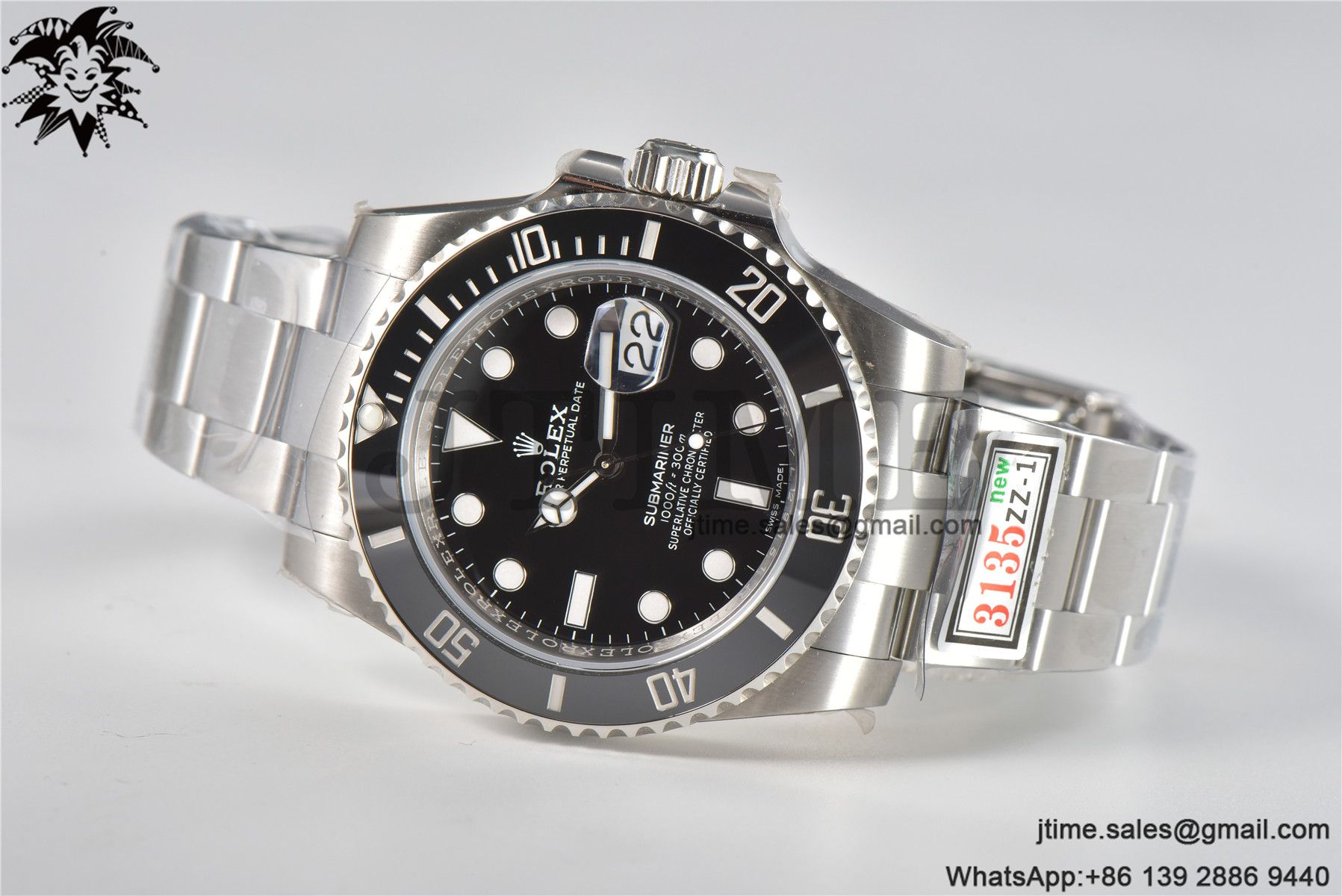 Special Discounted Submariner 116610 LN Black Ceramic ZZF Junior Edition 316L SS Case and Bracelet VR3135 - Image 4