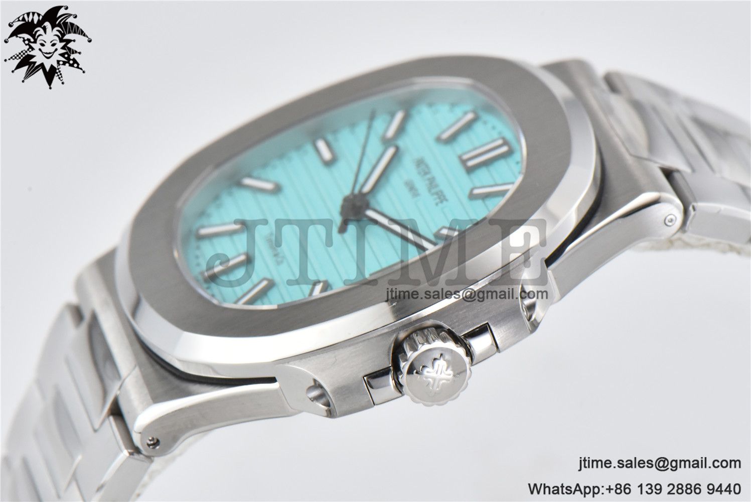Nautilus 5711 3KF 1:1 Best Edition Tiffany Blue Dial on SS Bracelet A324 Super Clone V2 - Image 2