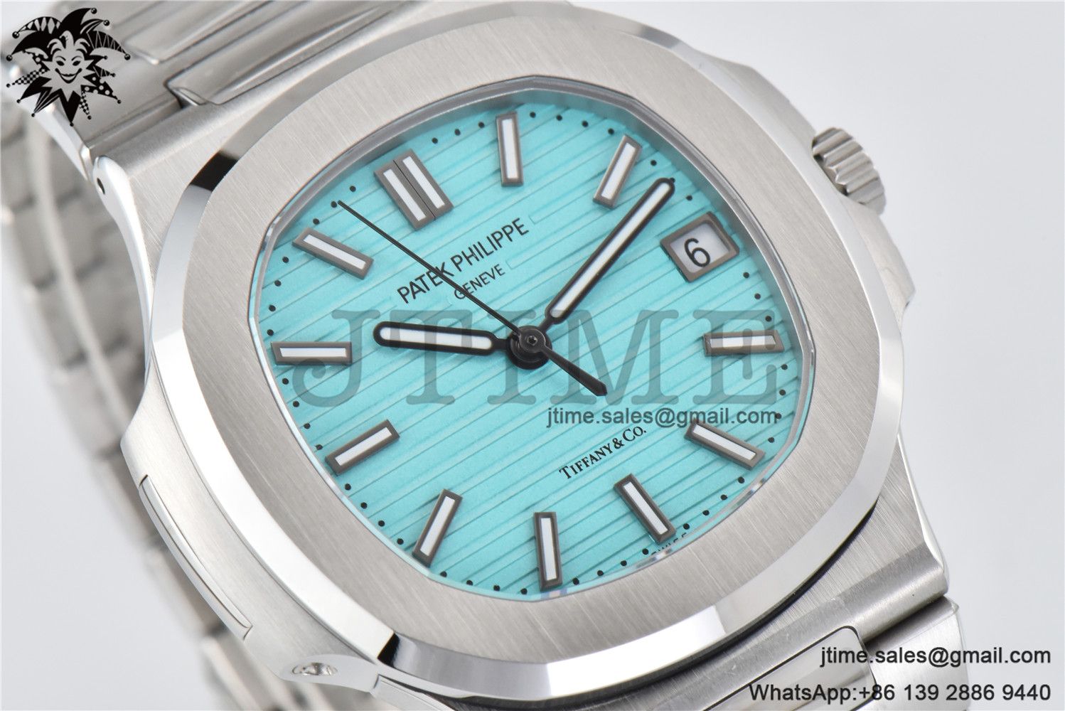 Nautilus 5711 3KF 1:1 Best Edition Tiffany Blue Dial on SS Bracelet A324 Super Clone V2 - Image 3