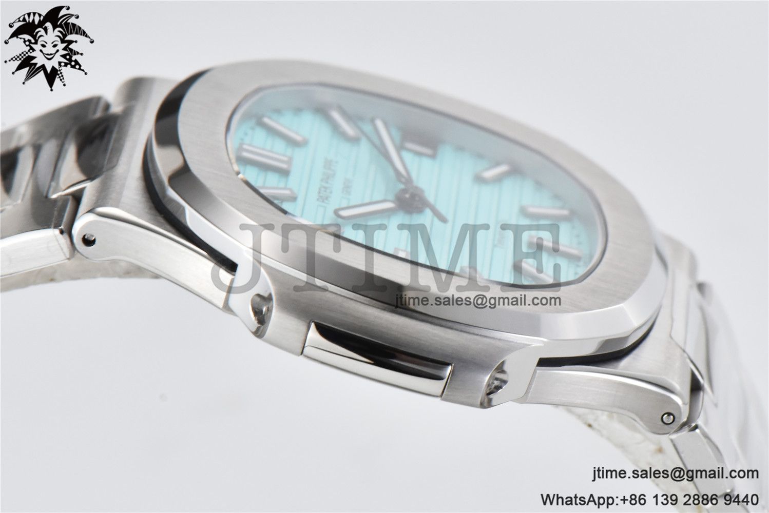 Nautilus 5711 3KF 1:1 Best Edition Tiffany Blue Dial on SS Bracelet A324 Super Clone V2 - Image 6
