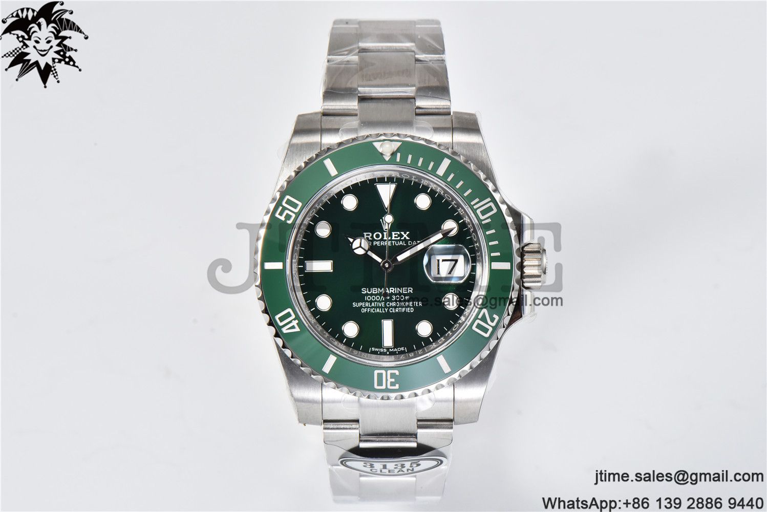 Submariner 116610 LV Green Ceramic Clean Factory 1:1 Best Edition 904L SS Case and Bracelet VS3135 - Image 3