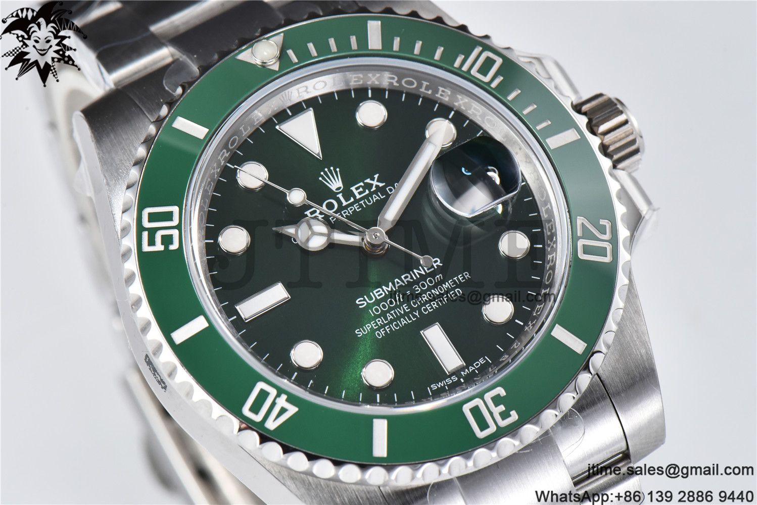 Submariner 116610 LV Green Ceramic Clean Factory 1:1 Best Edition 904L SS Case and Bracelet VS3135 - Image 6