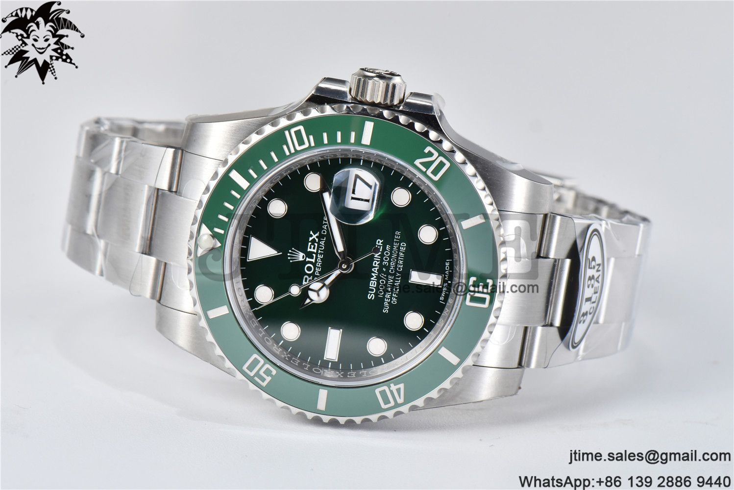 Submariner 116610 LV Green Ceramic Clean Factory 1:1 Best Edition 904L SS Case and Bracelet VS3135 - Image 5