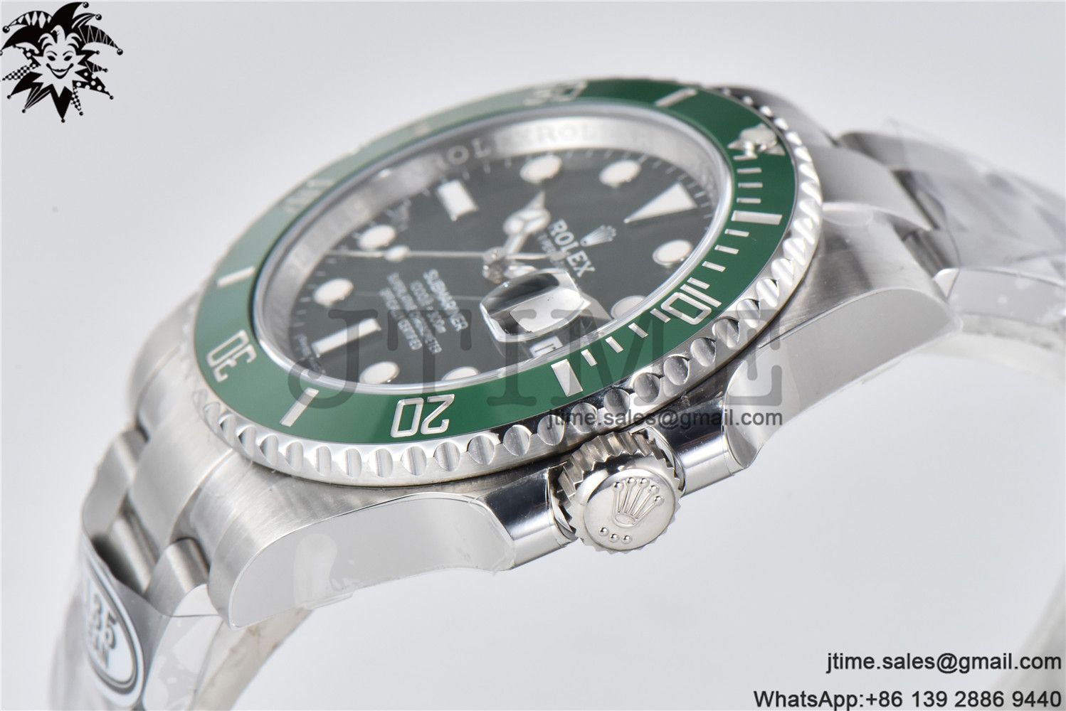 Submariner 116610 LV Green Ceramic Clean Factory 1:1 Best Edition 904L SS Case and Bracelet VS3135 - Image 8