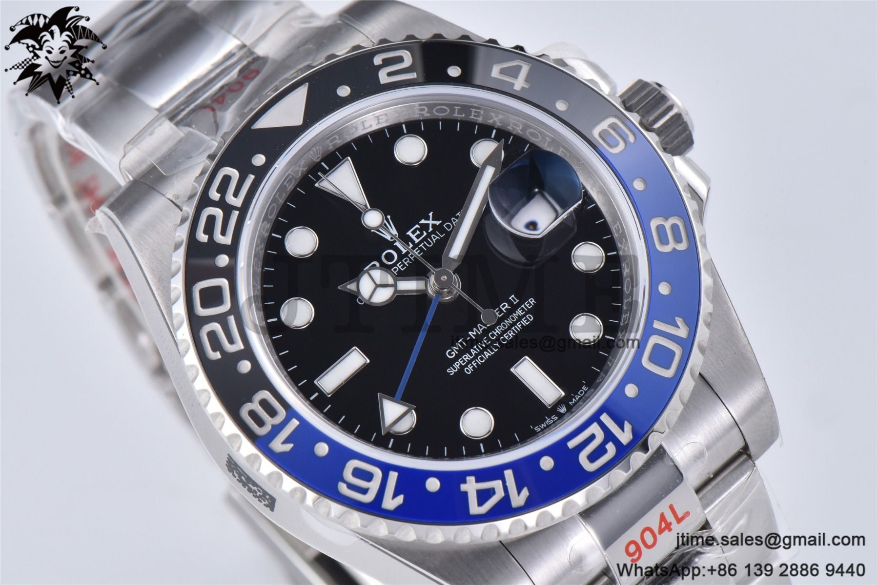 GMT Master II 126710 BLNR 904L SS KING 1:1 Best Edition on Oyster Bracelet VR3186 CHS - Image 5