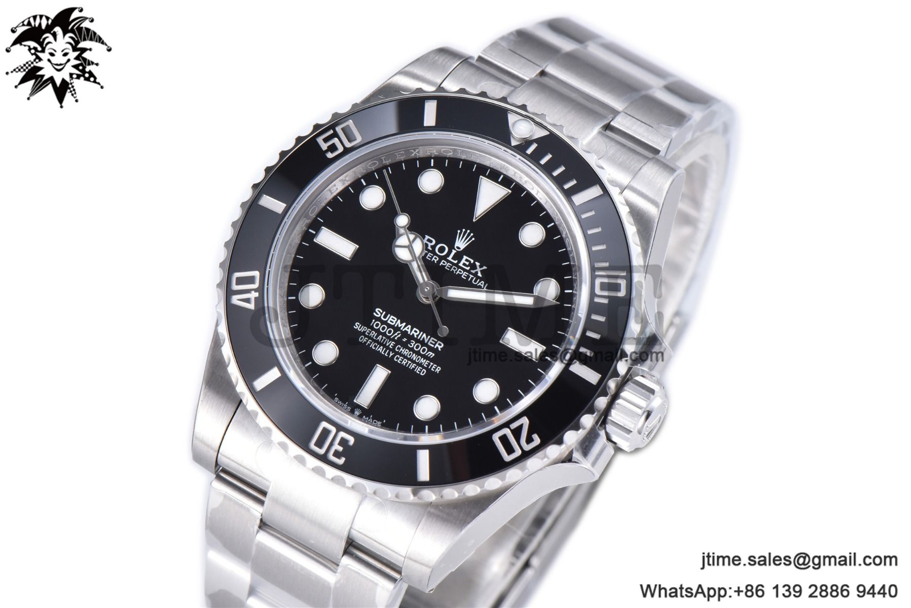 Submariner 124060LN 41mm No Date VSF 1:1 Best Edition 904L Steel Black Dial VS3235