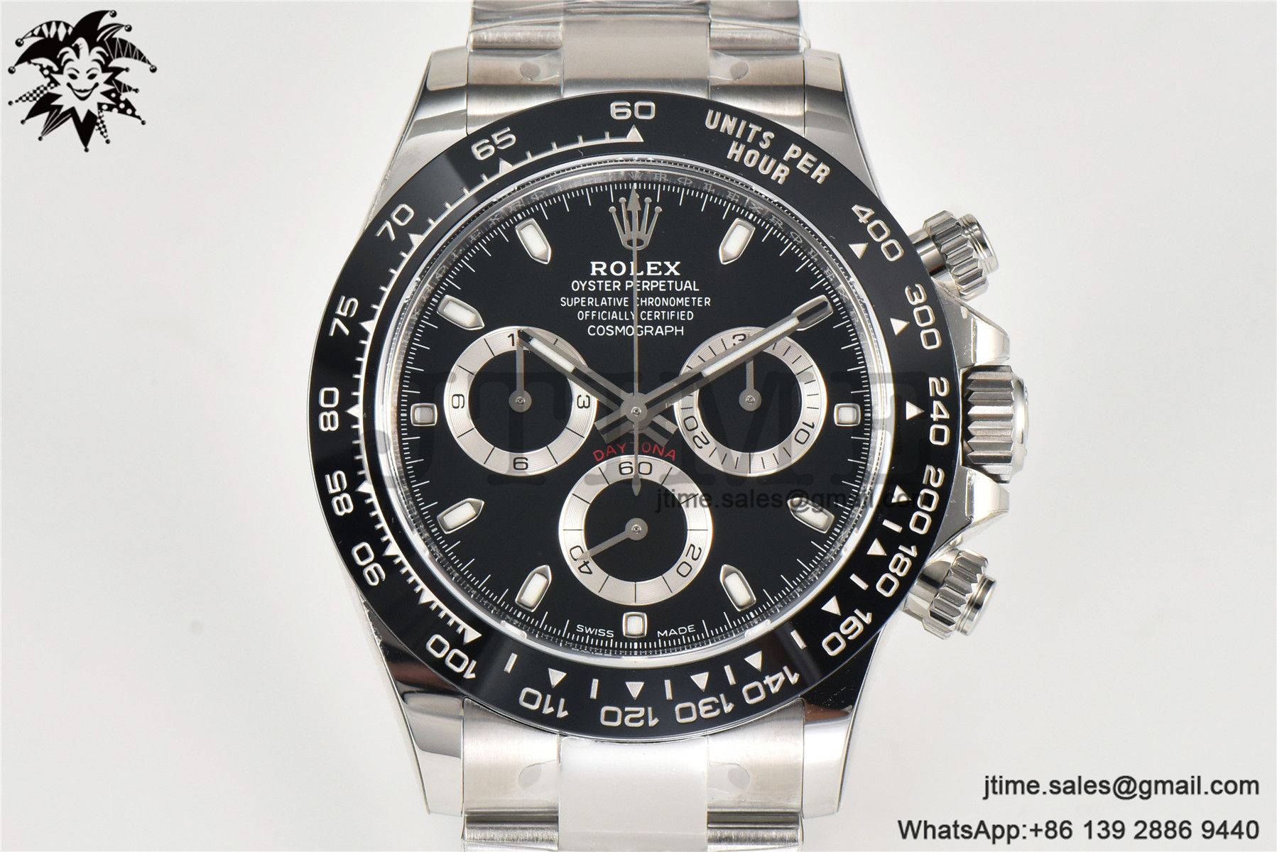 Daytona 116500 Clean Factory 1:1 Best Edition 904L SS Case and Bracelet Black Dial SA4130 - Image 2