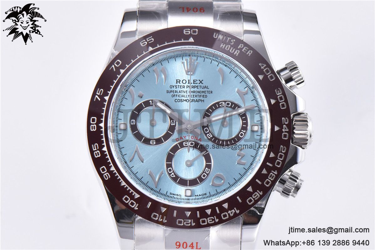 Daytona 116506 Brown Ceramic Bezel Noob 1:1 Best Edition 904L SS Case and Bracelet Arabic Dial SA4130 V3 - Image 2