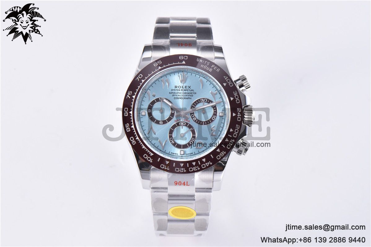 Daytona 116506 Brown Ceramic Bezel Noob 1:1 Best Edition 904L SS Case and Bracelet Arabic Dial SA4130 V3 - Image 4