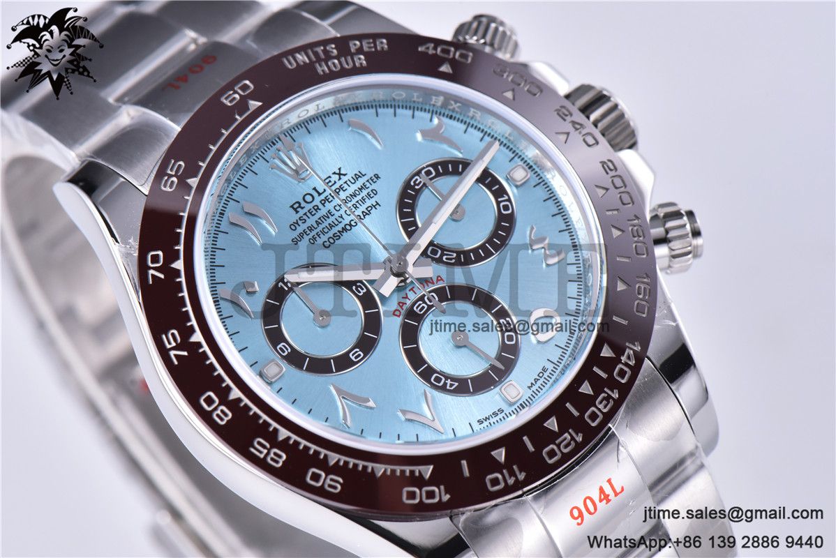 Daytona 116506 Brown Ceramic Bezel Noob 1:1 Best Edition 904L SS Case and Bracelet Arabic Dial SA4130 V3 - Image 11