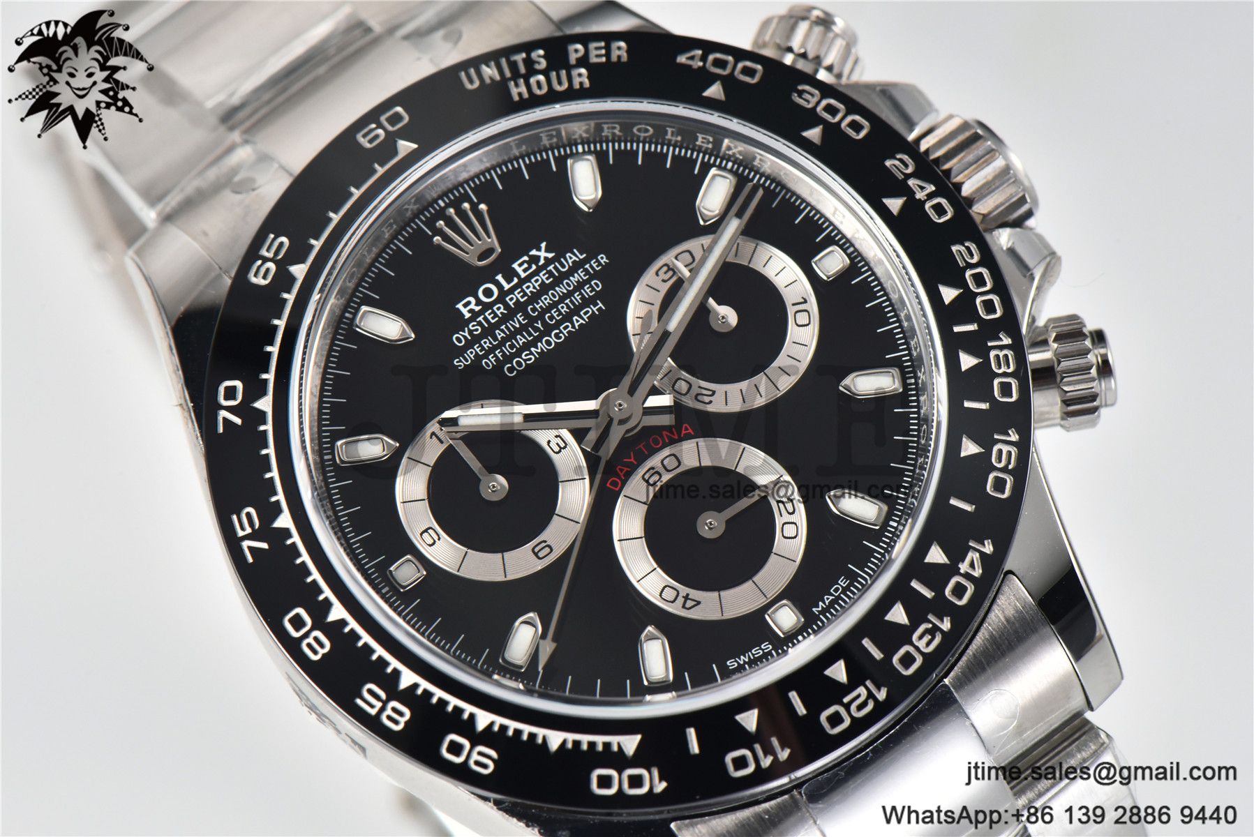 Daytona 116500 Clean Factory 1:1 Best Edition 904L SS Case and Bracelet Black Dial SA4130 - Image 13