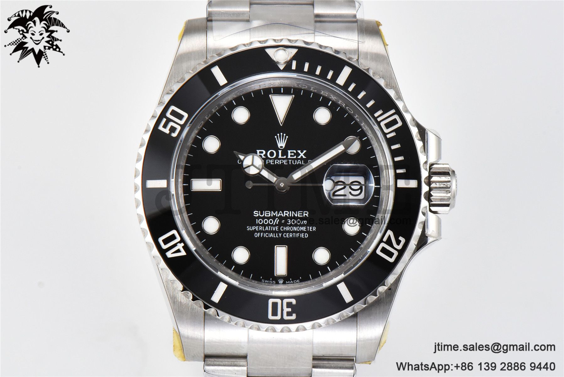 Submariner 41mm 126610 LN Black Ceramic 904L Steel JVSF 1:1 Best Edition A3235 - Image 2