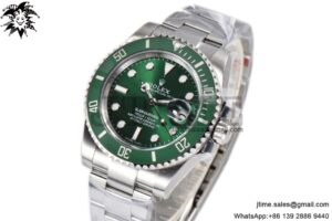 Submariner 116610 LV Green Ceramic "CF Bezel" 904L Steel JVSF 1:1 Best Edition VR3135