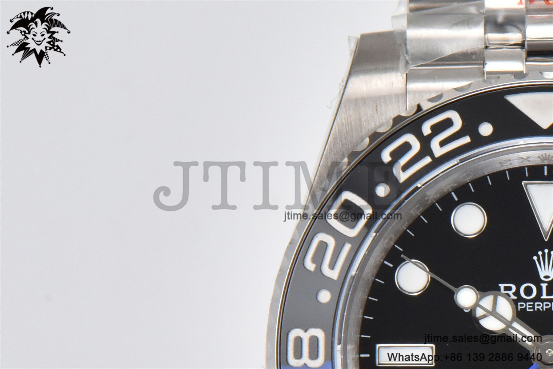 GMT-Master II Batman 126710 BLNR Black/Blue Ceramic VSF Best Edition on SS Jubilee Bracelet VR3186 - Image 5