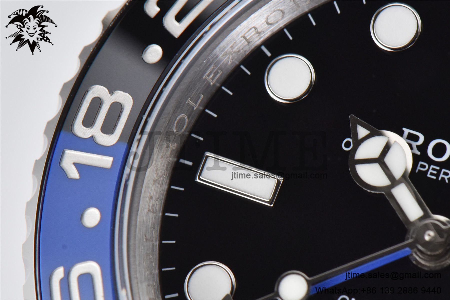 GMT-Master II Batman 126710 BLNR Black/Blue Ceramic VSF Best Edition on SS Jubilee Bracelet VR3186 - Image 9