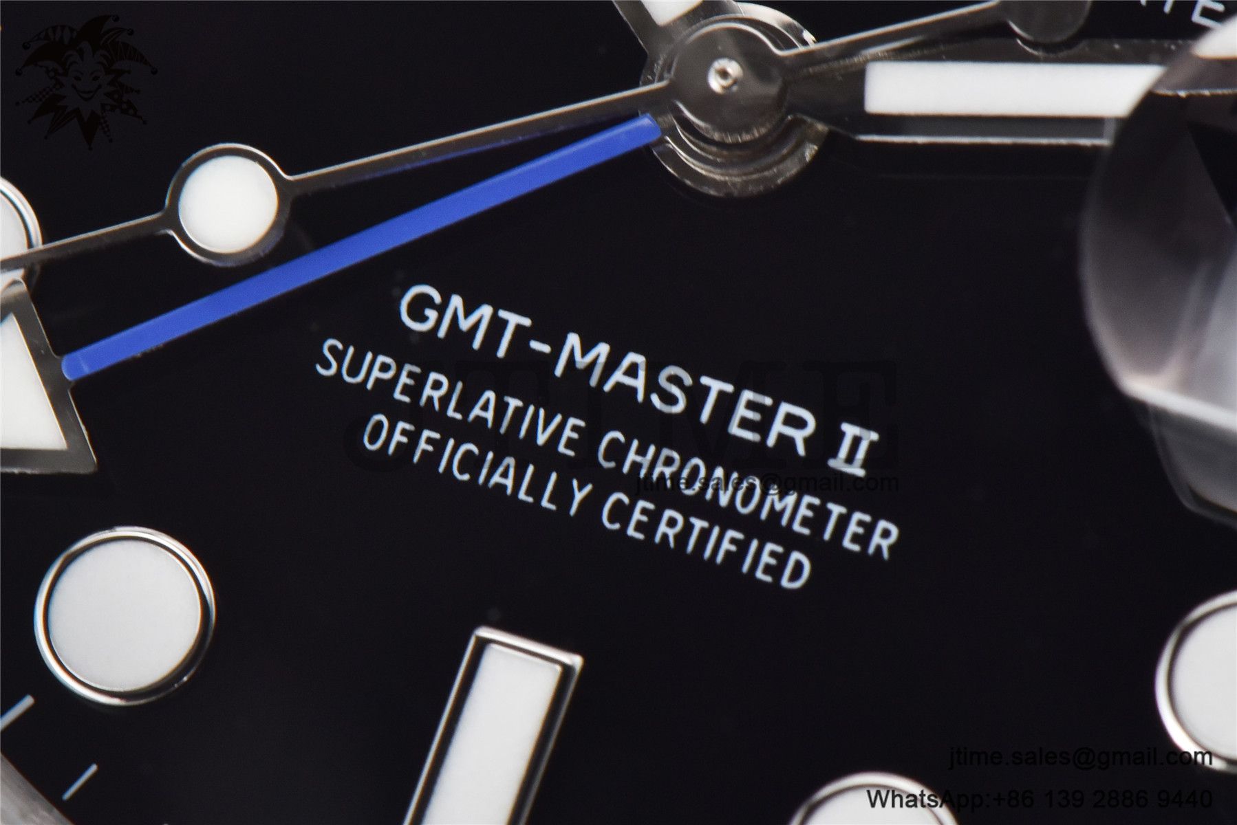 GMT-Master II Batman 126710 BLNR Black/Blue Ceramic VSF Best Edition on SS Jubilee Bracelet VR3186 - Image 10