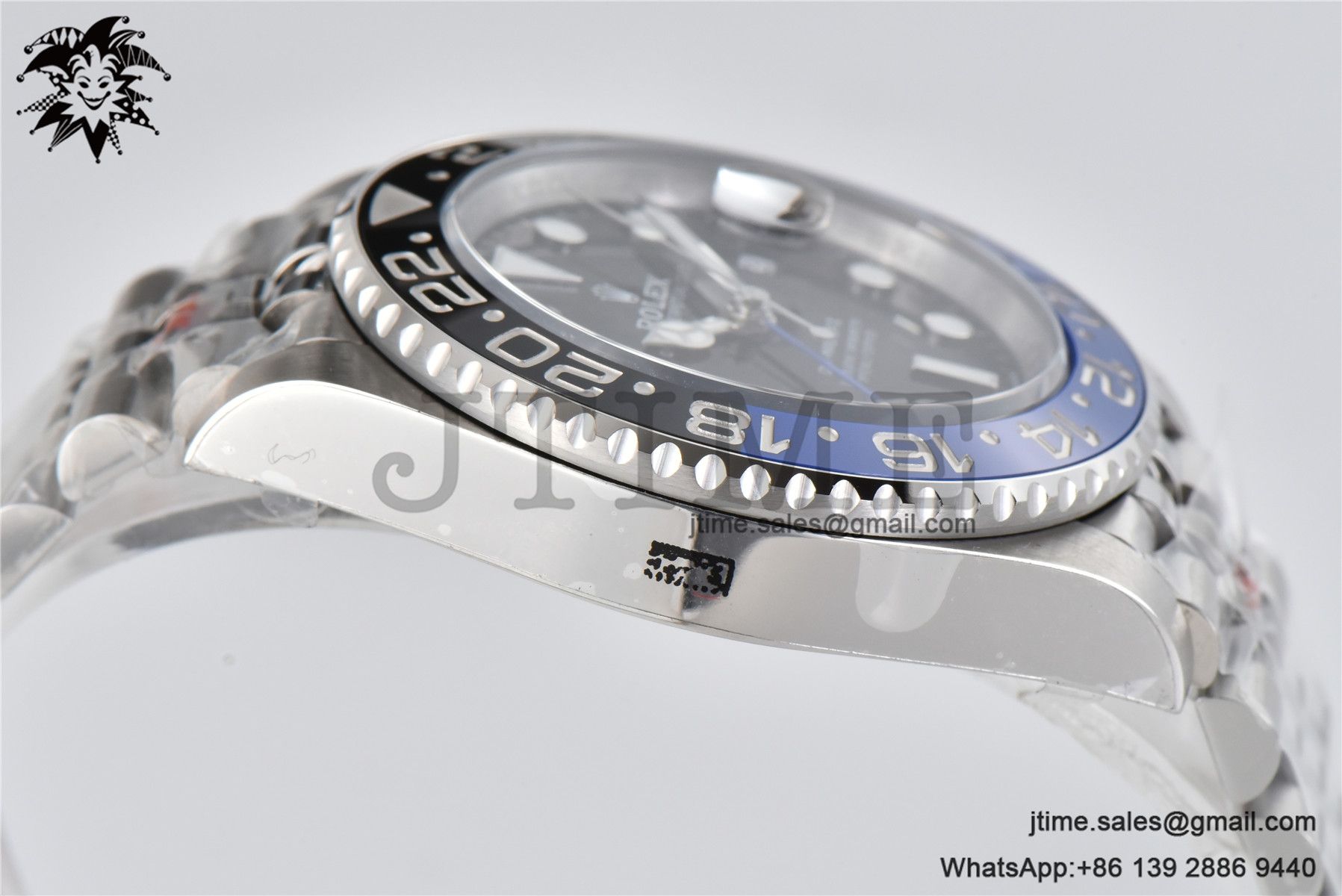 GMT-Master II Batman 126710 BLNR Black/Blue Ceramic VSF Best Edition on SS Jubilee Bracelet VR3186 - Image 15