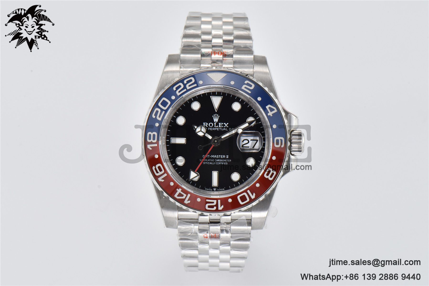 GMT-Master II 126710 BLRO Pepsi 904L Steel VSF 1:1 Best Edition on Jubilee Bracelet DD3285 CHS V3 - Image 2