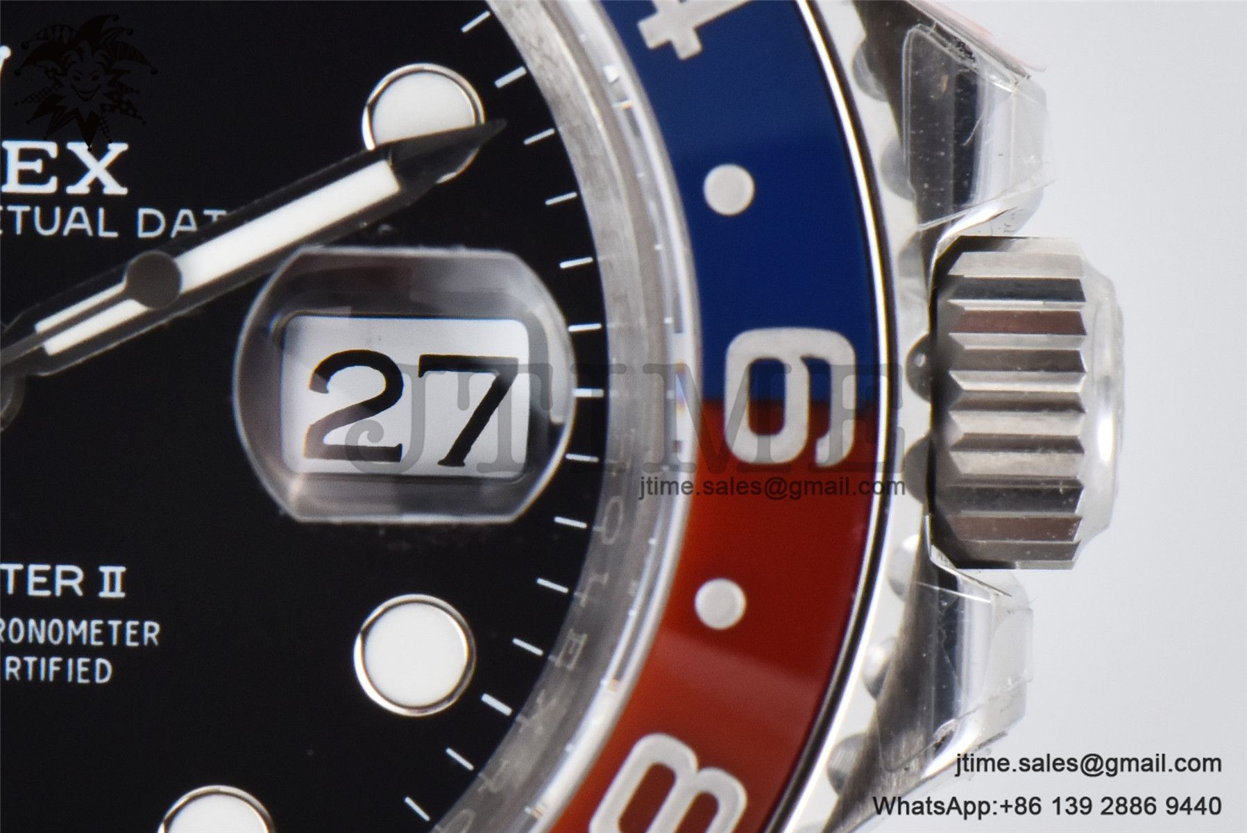 GMT-Master II 126710 BLRO Pepsi 904L Steel VSF 1:1 Best Edition on Jubilee Bracelet DD3285 CHS V3 - Image 9