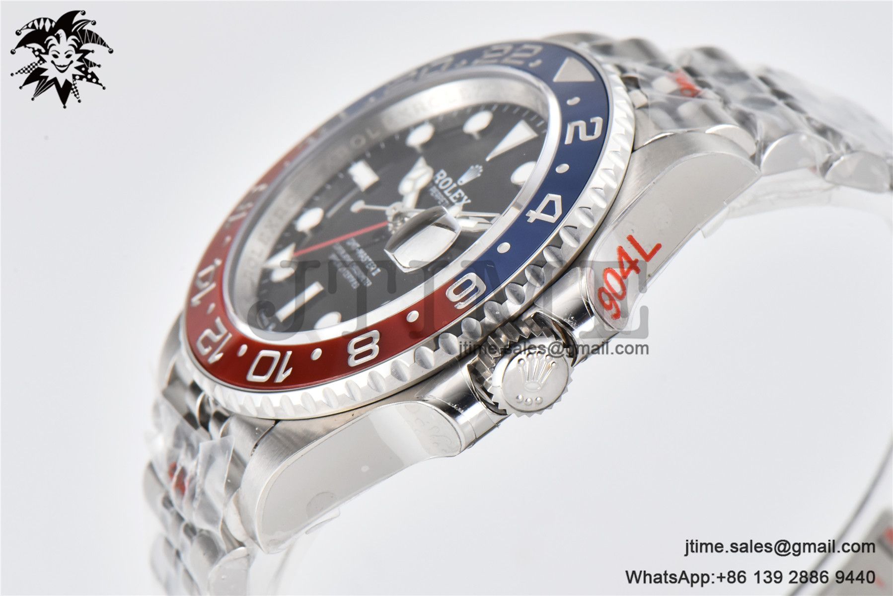 GMT-Master II 126710 BLRO Pepsi 904L Steel VSF 1:1 Best Edition on Jubilee Bracelet DD3285 CHS V3 - Image 6