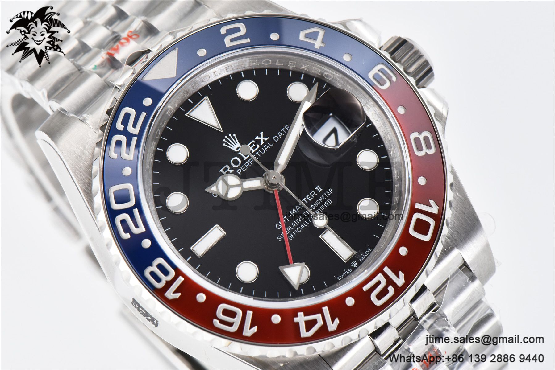 GMT-Master II 126710 BLRO Pepsi 904L Steel VSF 1:1 Best Edition on Jubilee Bracelet DD3285 CHS V3 - Image 12