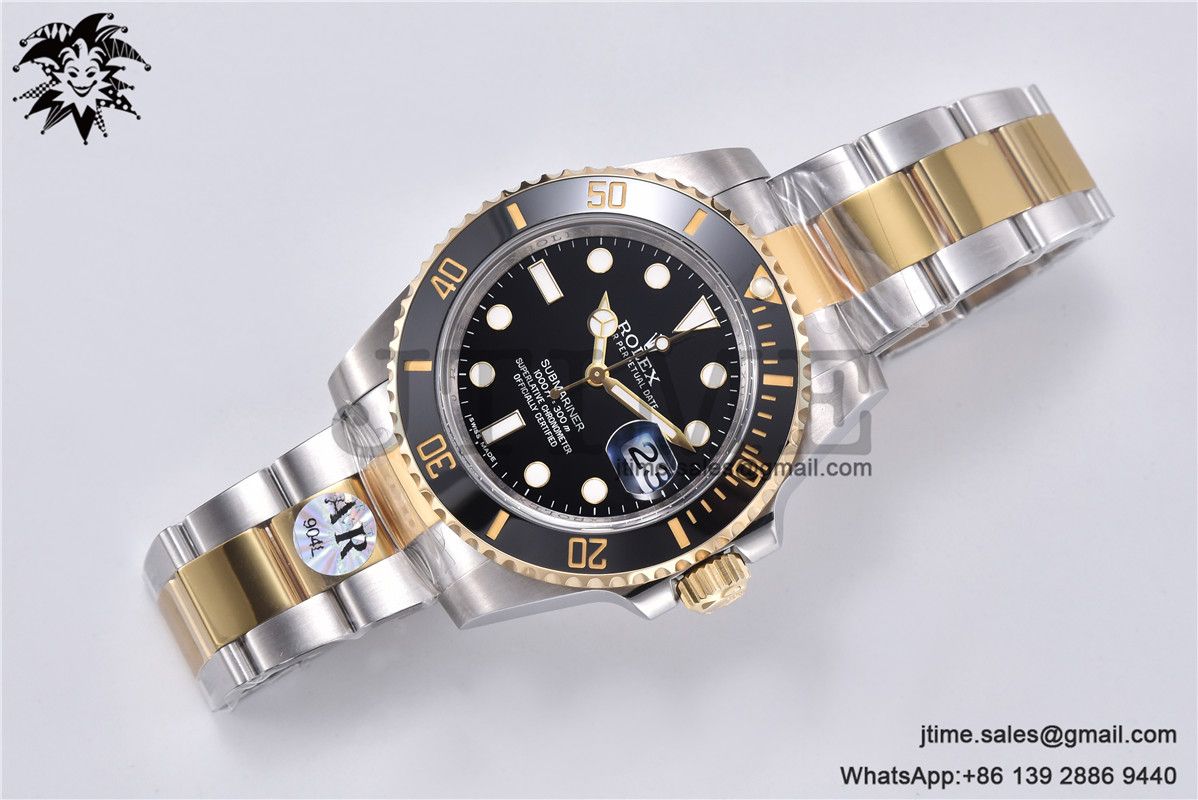 Submariner 116613 LN Black Ceramic ARF 1:1 Best Edition 904L SS Case and Bracelet A2824 V3 - Image 2