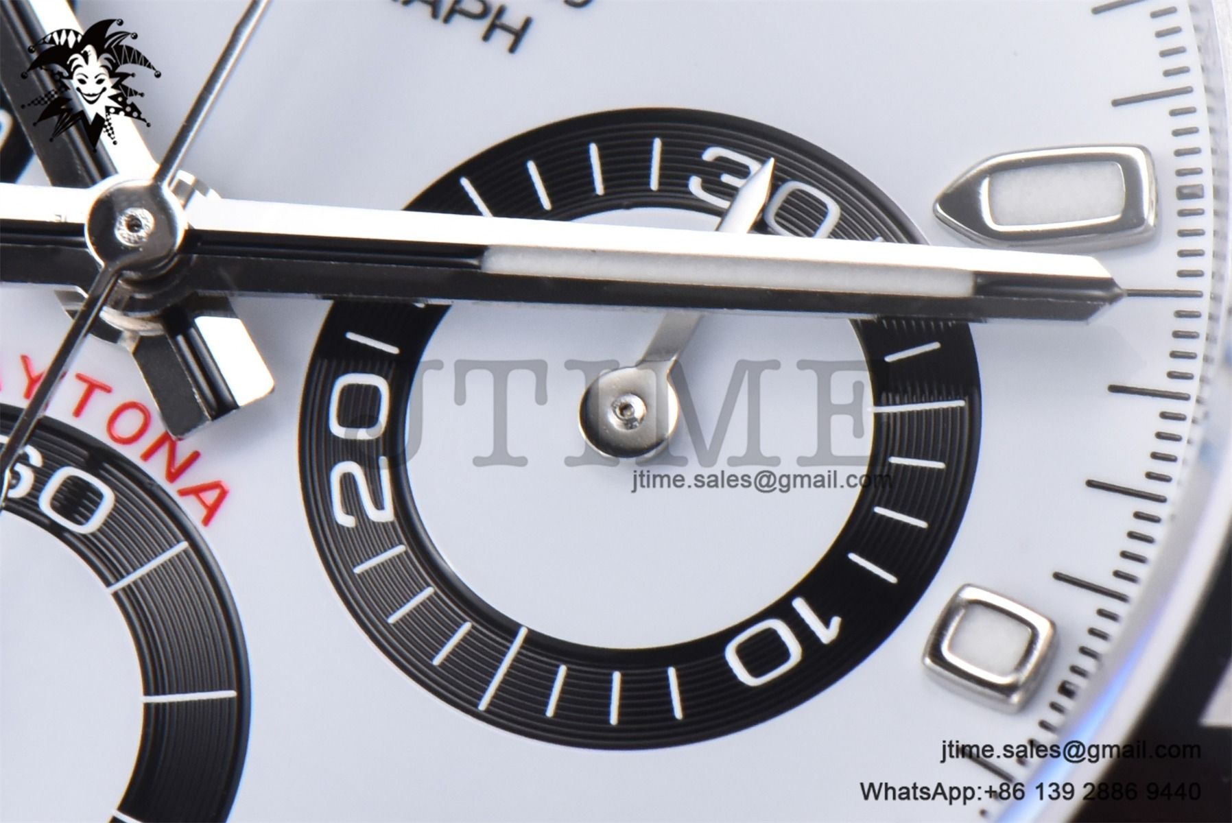 Daytona 116500 ZF 1:1 Best Edition 904L SS Case and Bracelet White Dial SH4130 - Image 9