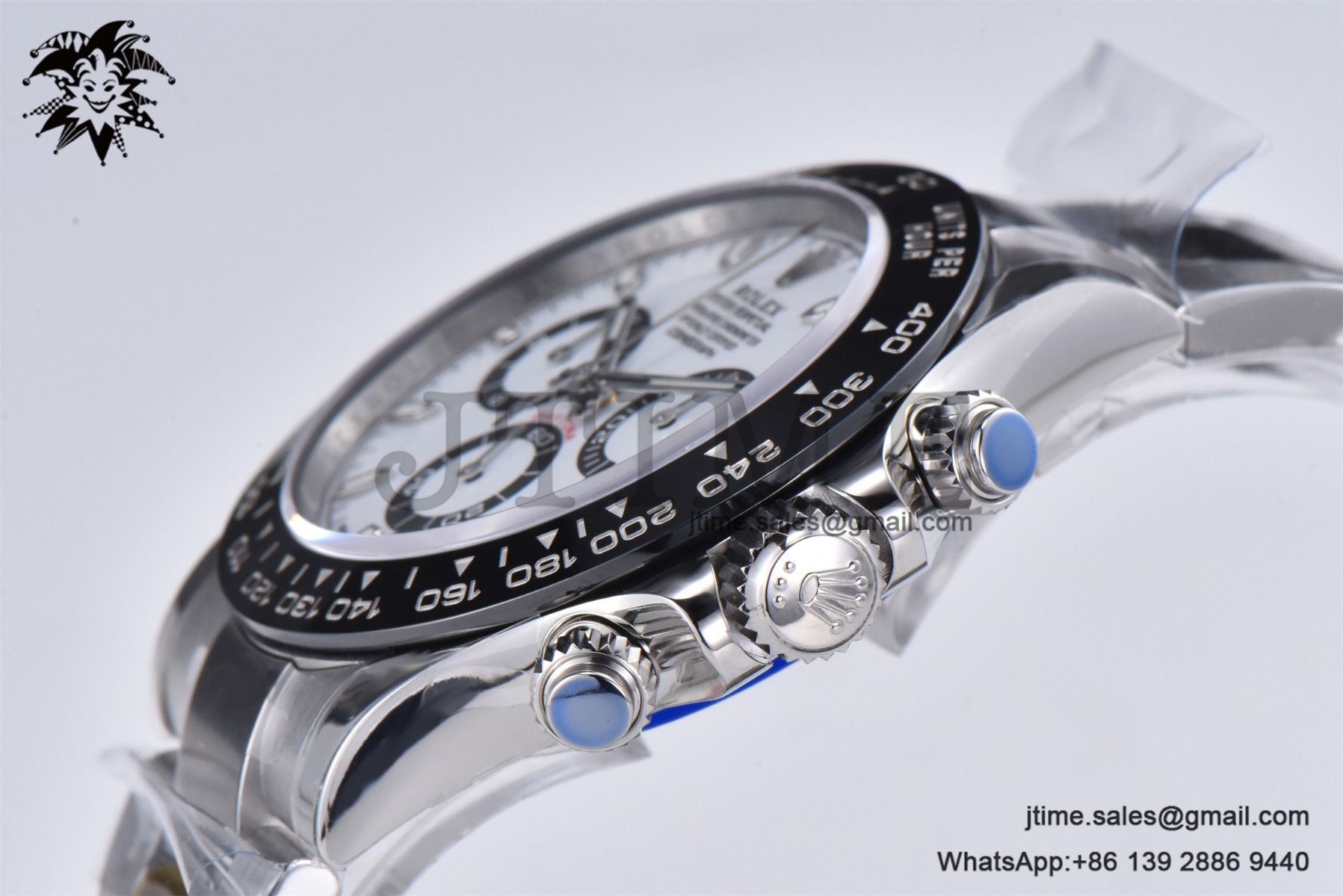 Daytona 116500 ZF 1:1 Best Edition 904L SS Case and Bracelet White Dial SH4130 - Image 10